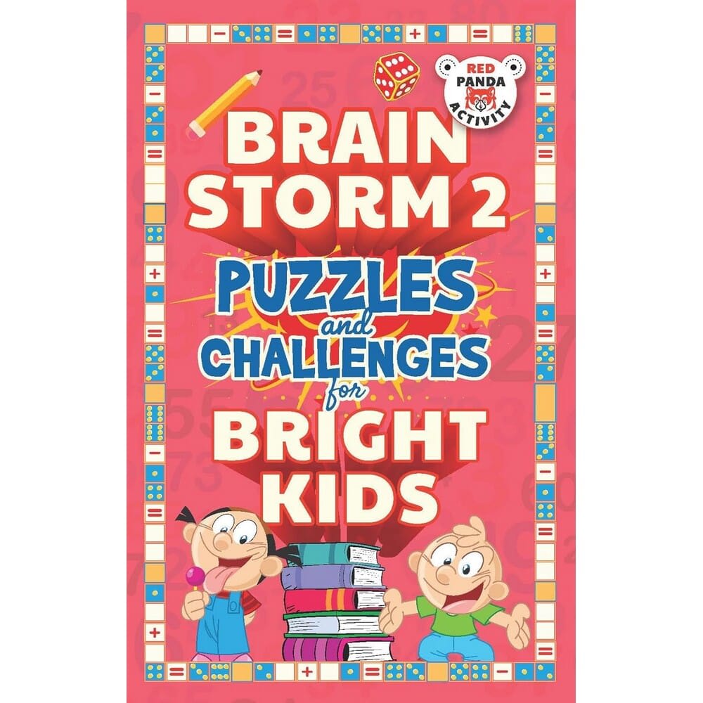 Brain Storm 2: Puzzles And Challenges For Bright Kids by Red Panda, book cover
