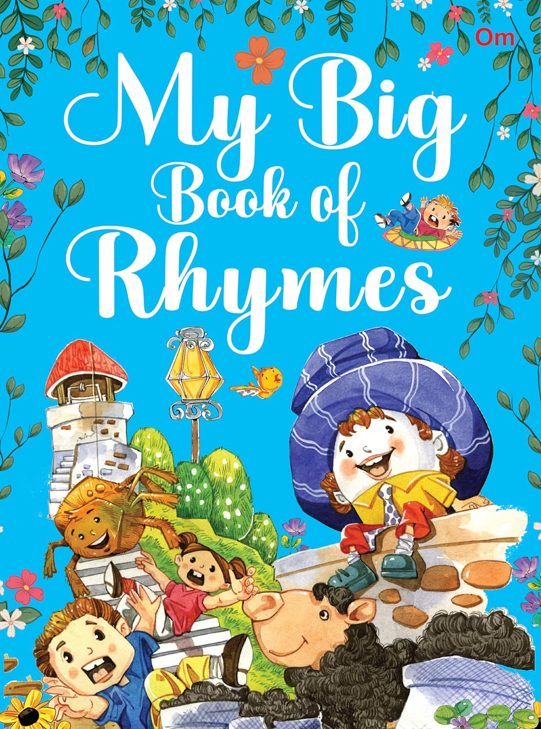 My Big Book of Rhymes | 62 Colourful and Playful English Poems for Preschool & Nursery by Om Books Editorial Team, book cover