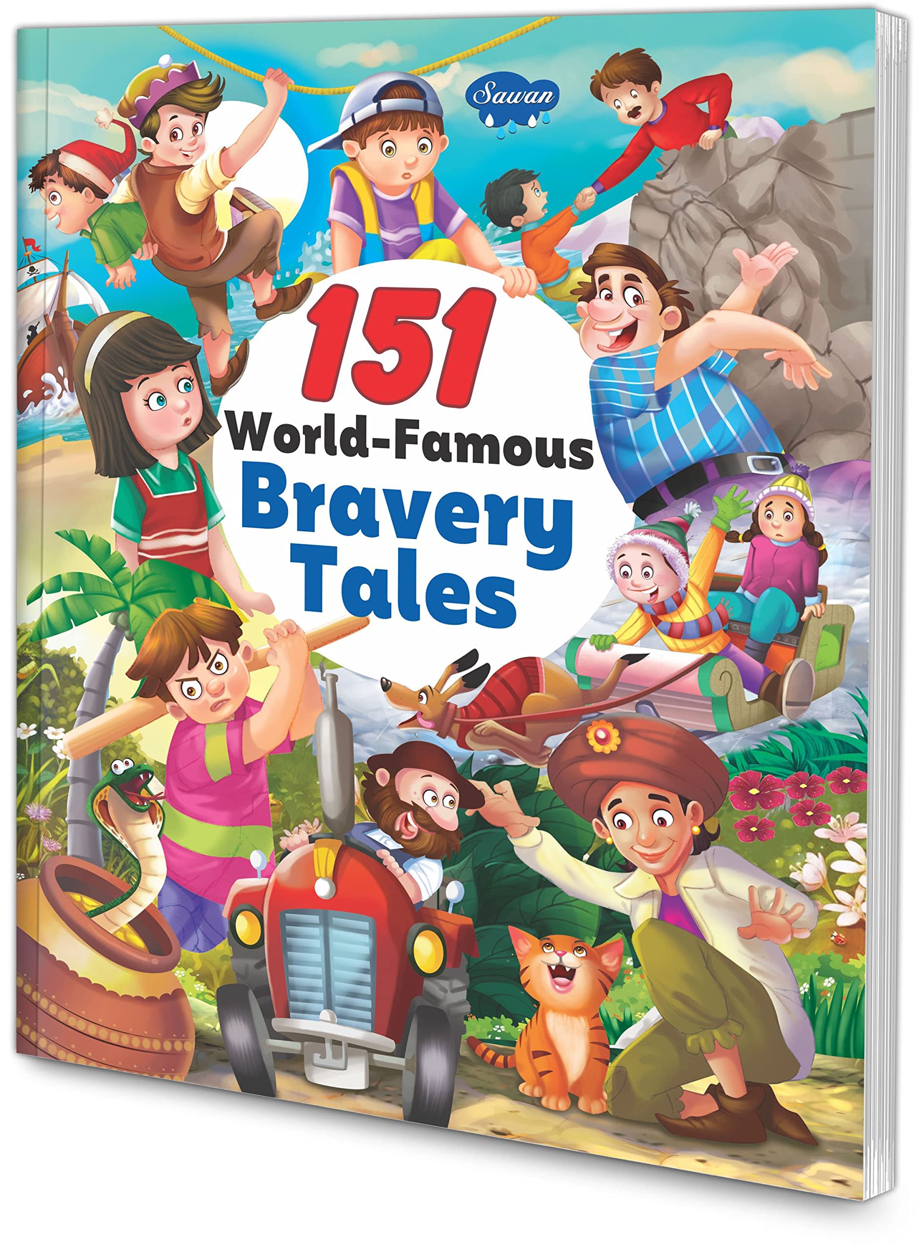 151 World Famous Bravery Tales by Unknown, book cover