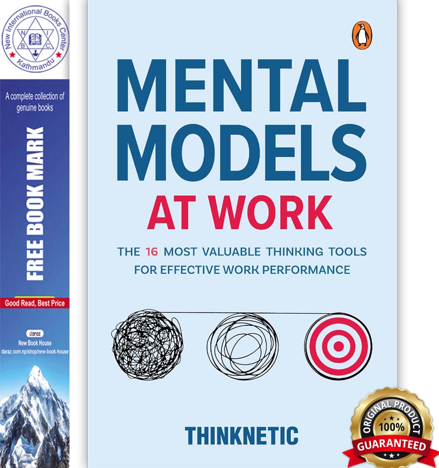 Mental Models at Work: The 16 Most Valuable Thinking Tools for Effective Work Performance | Boost Productivity, Improve Decision-Making, and Think Smarter in Business and Everyday Life by Thinknetic, book cover