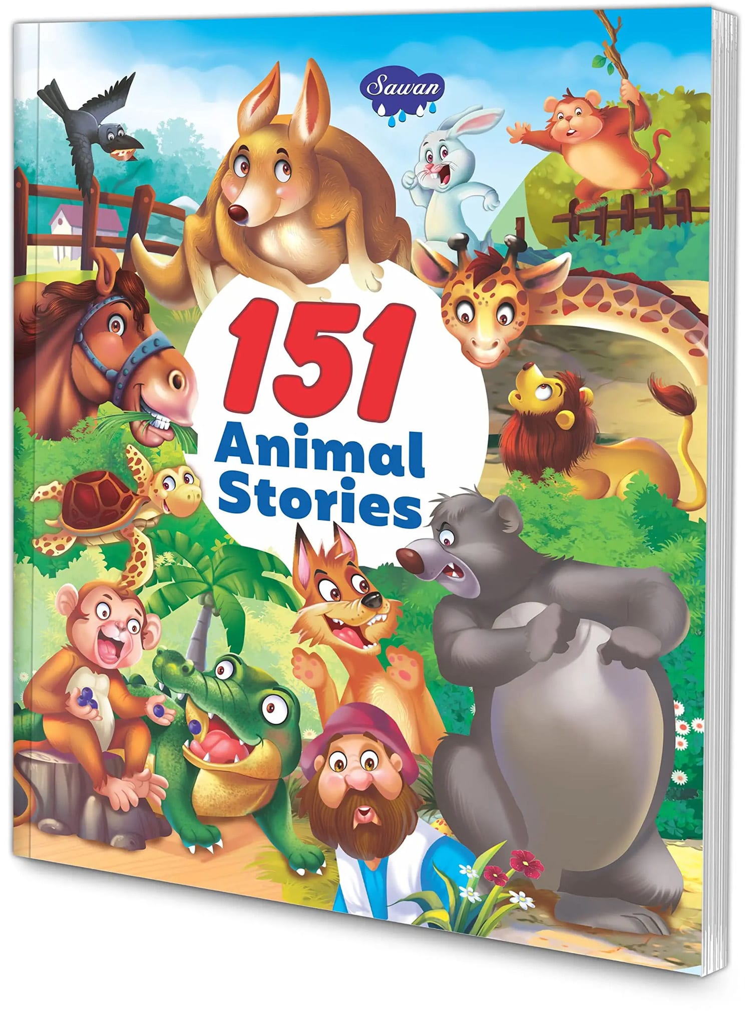 151 Animals Stories: Sawan by Unknown, book cover