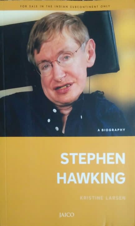 Stephen Hawking by Kristine Larsen, book cover