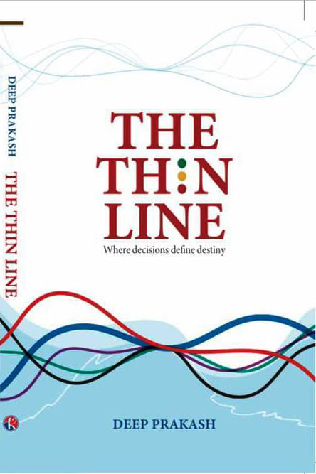 The Thin Line by Deep Prakash, book cover