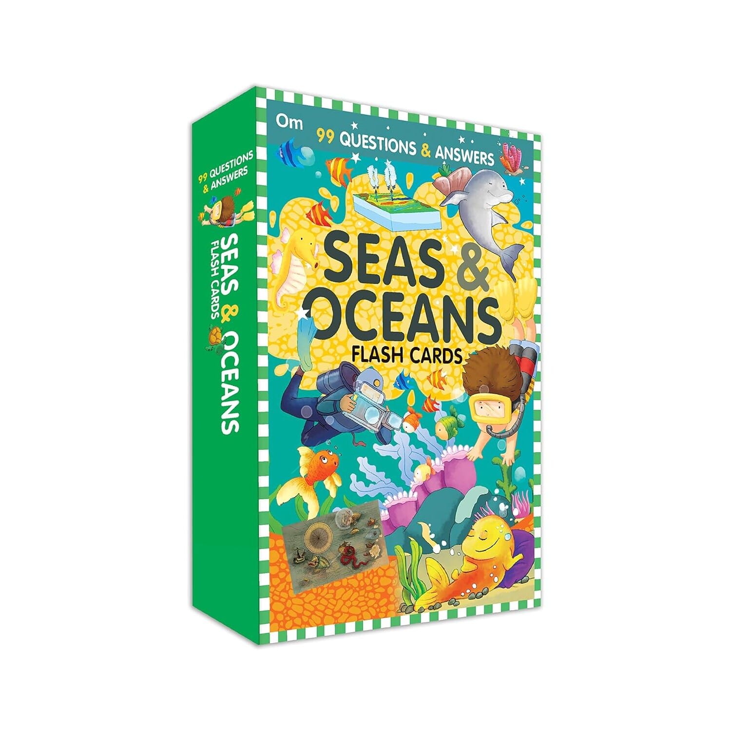 Flash Cards : 99 Questions and Answers - Seas and Oceans by Unknown, book cover