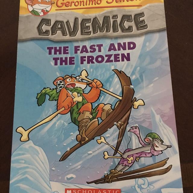 Cavemice The Fast And The Frozen by Geronimo Stilton, book cover