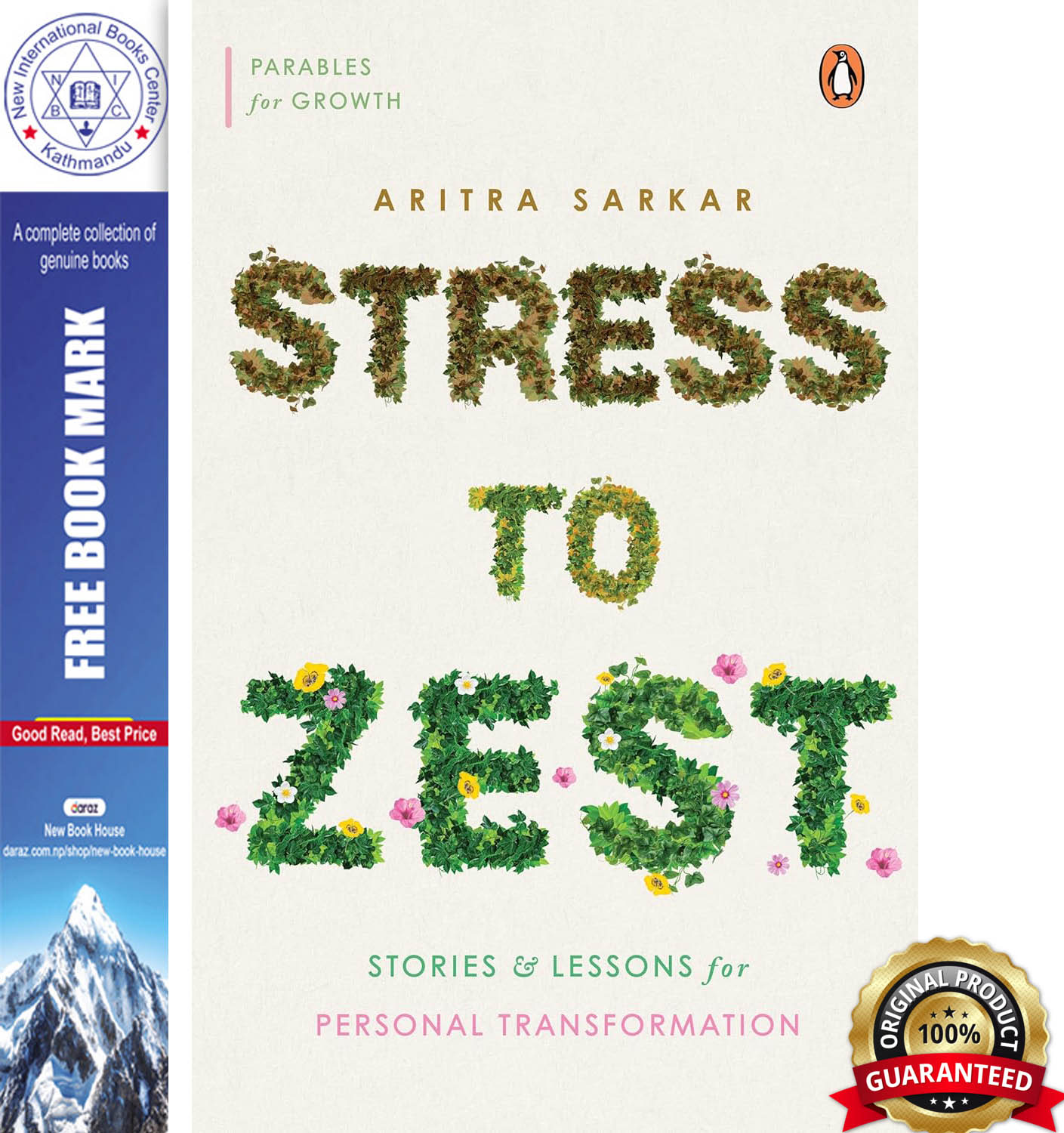 Stress to Zest: Stories and Lessons for Personal Transformation by Aritra Sarkar, book cover