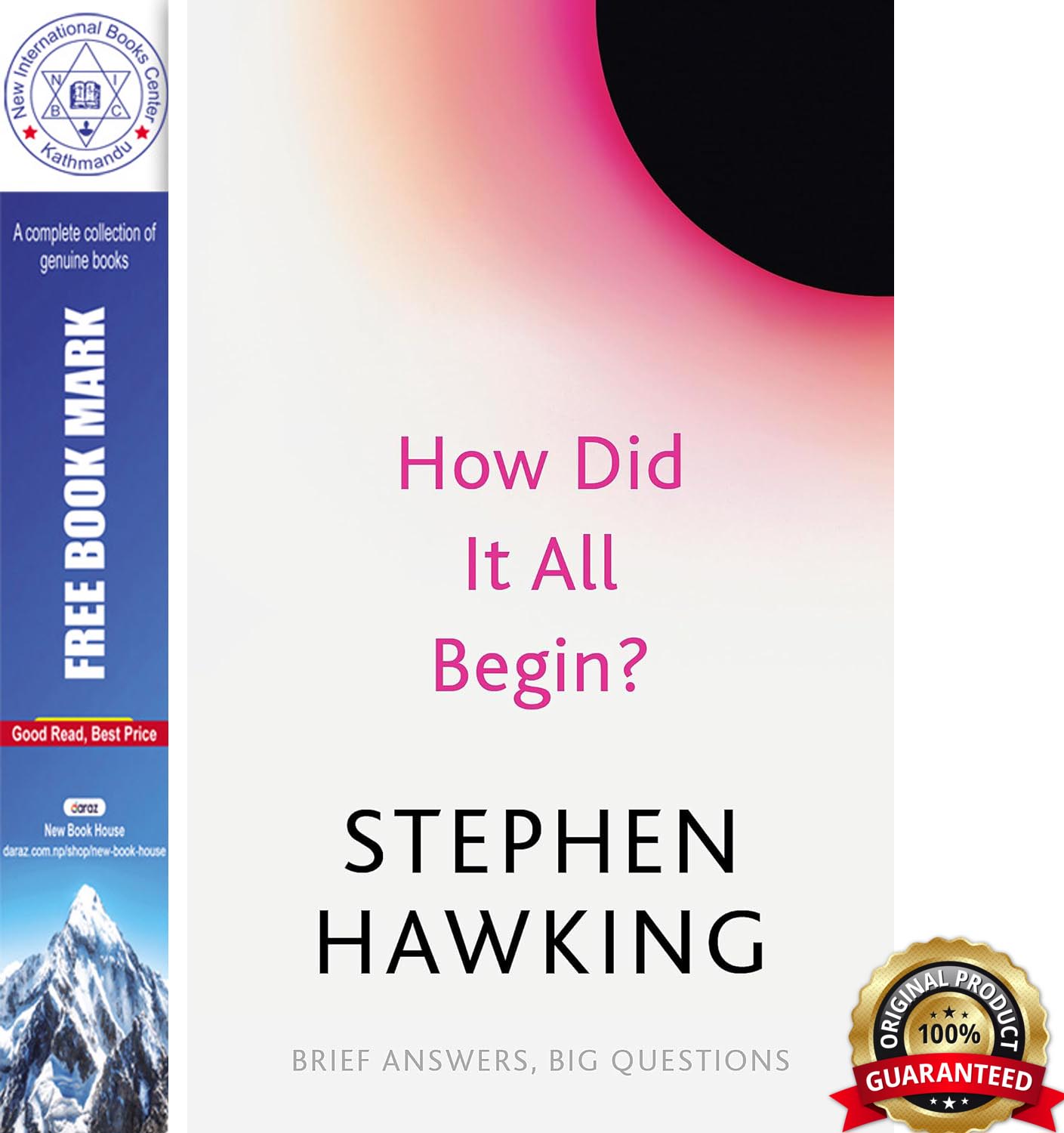 HOW DID IT ALL BEGIN? by Stephen Hawking, book cover