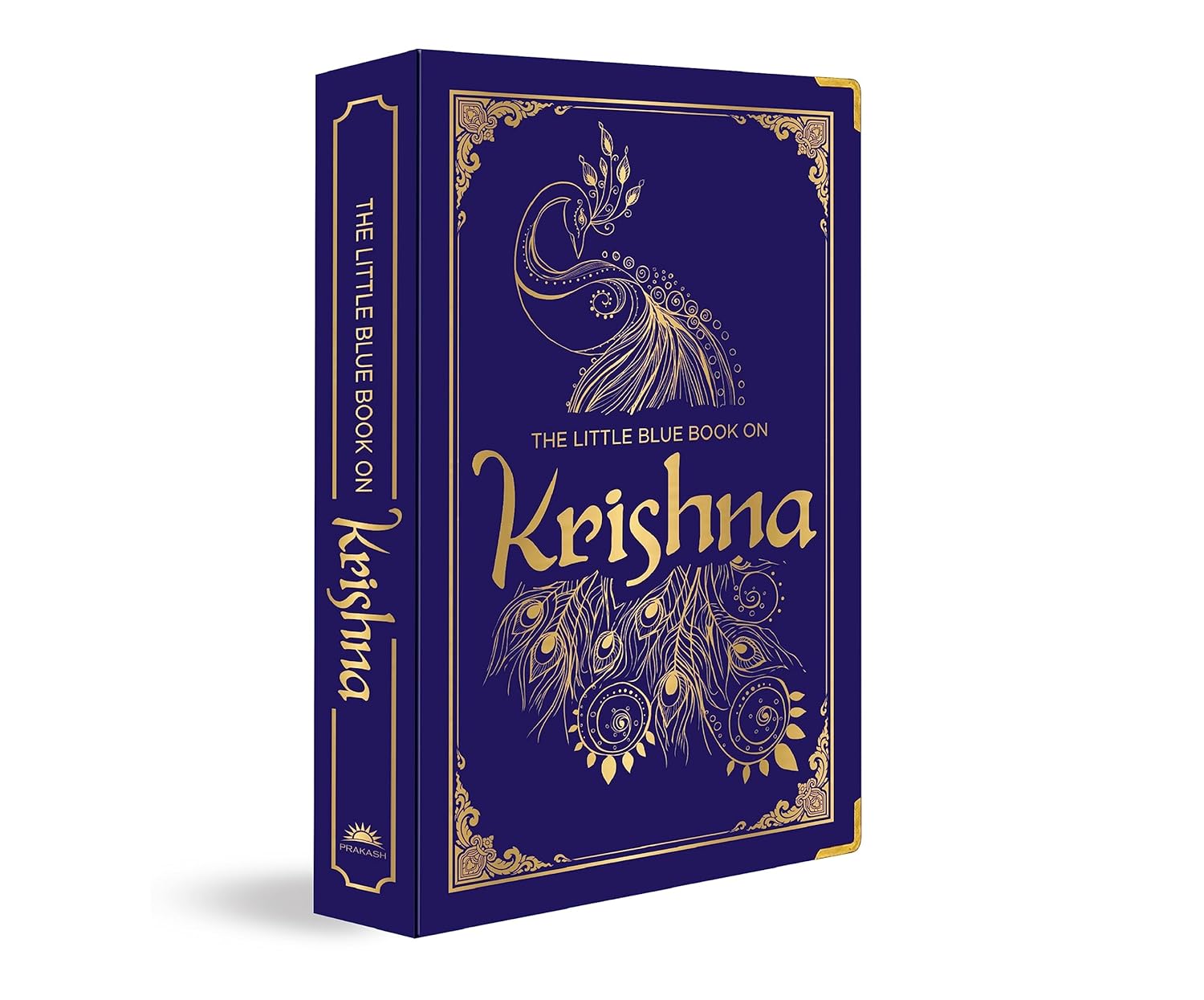 The Little Blue Book on Krishna by Shubha Vilas, book cover