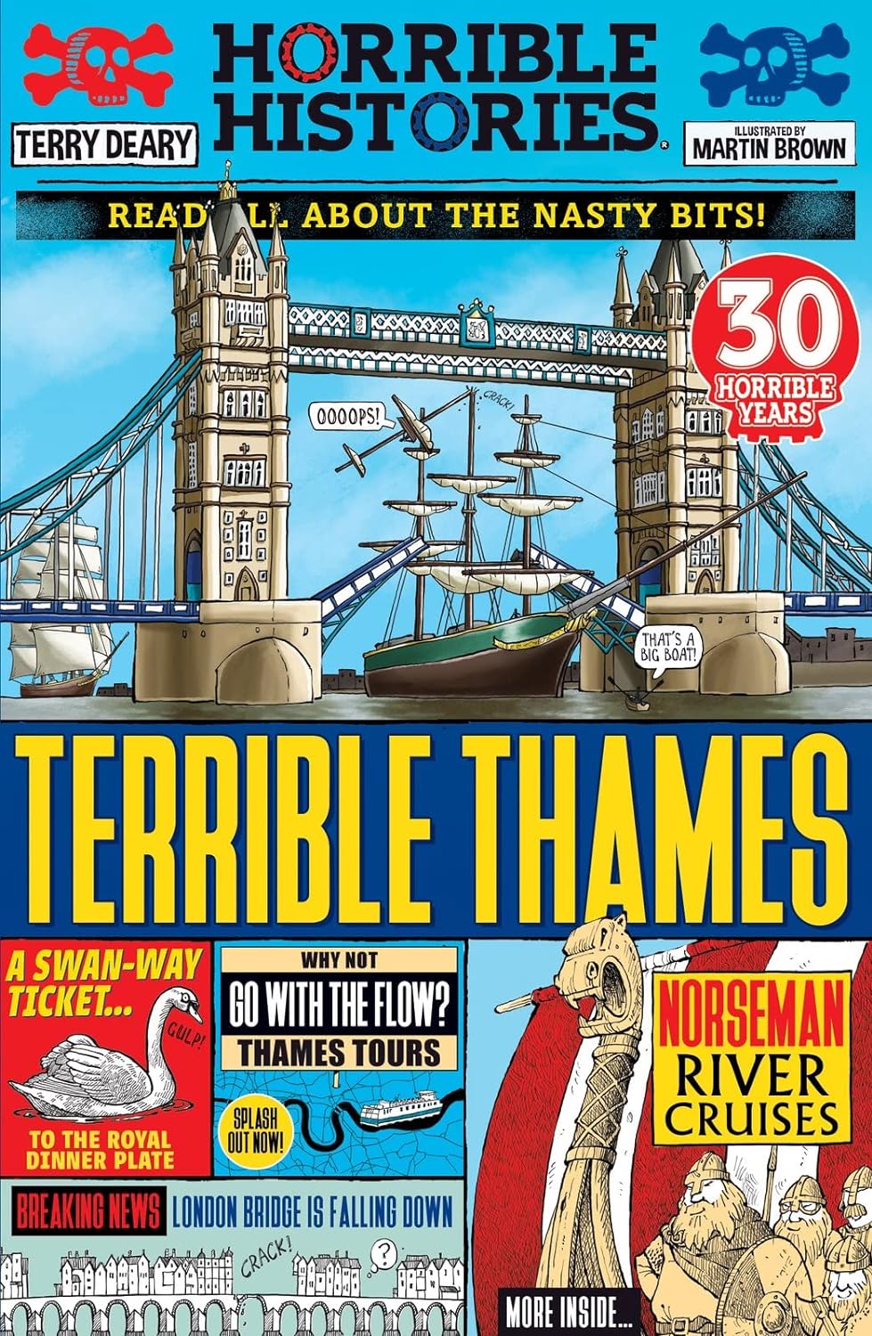 Horrible Histories: Terrible Thames by Terry Deary, book cover