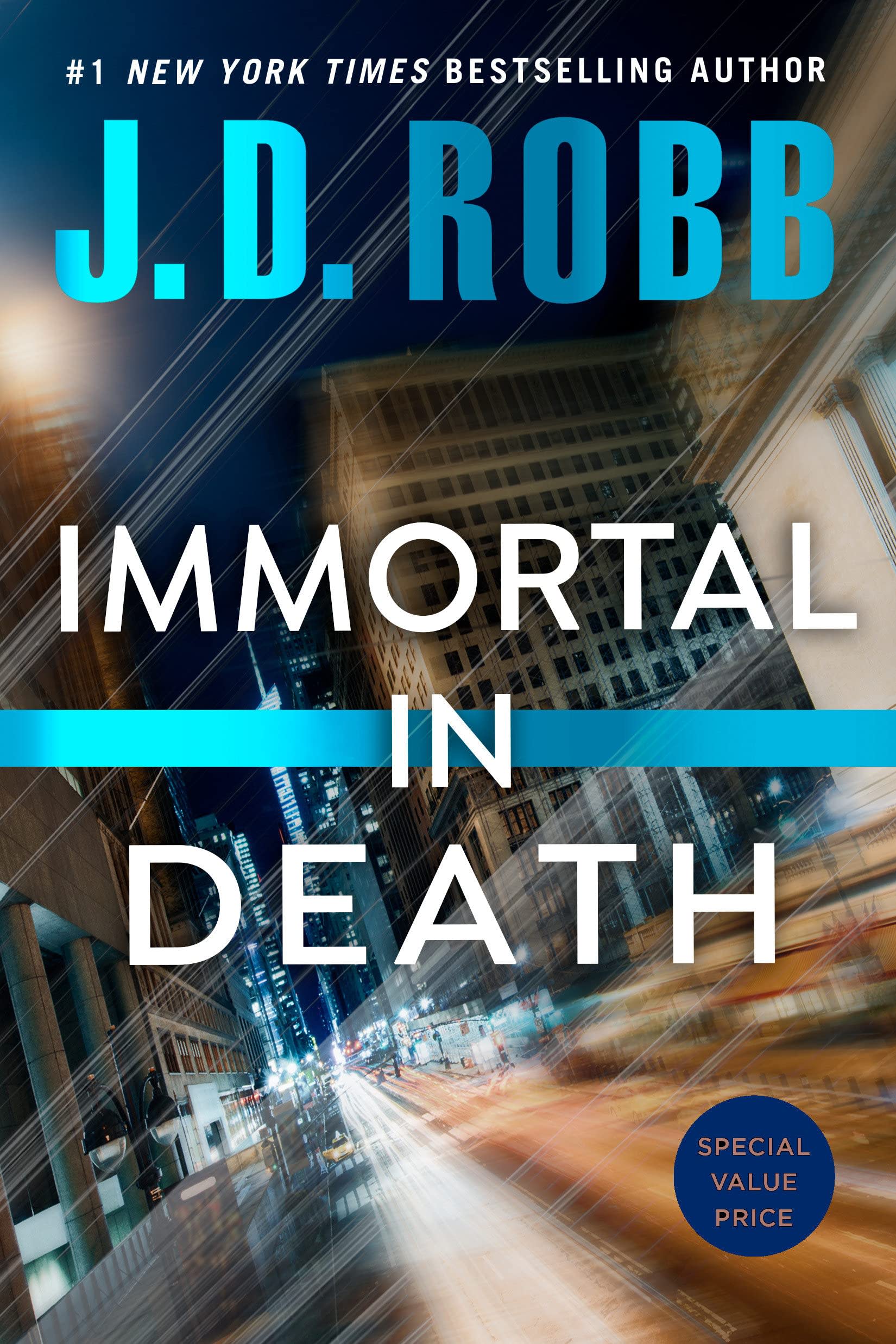 Immortal in Death by J. D. Robb, book cover