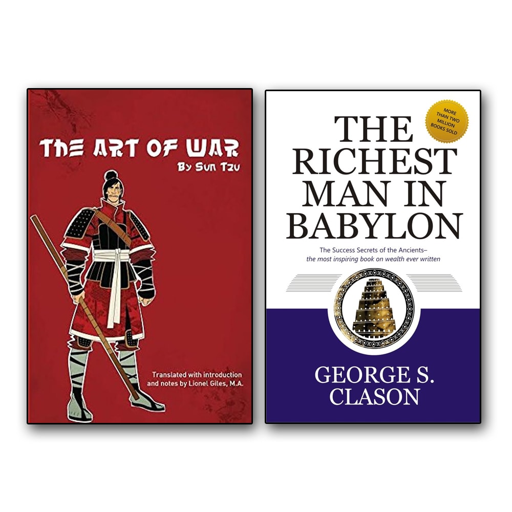 New International Books Center Combo Books OFFER - The Art of War, The Richest Man in Babylon by Unknown, book cover