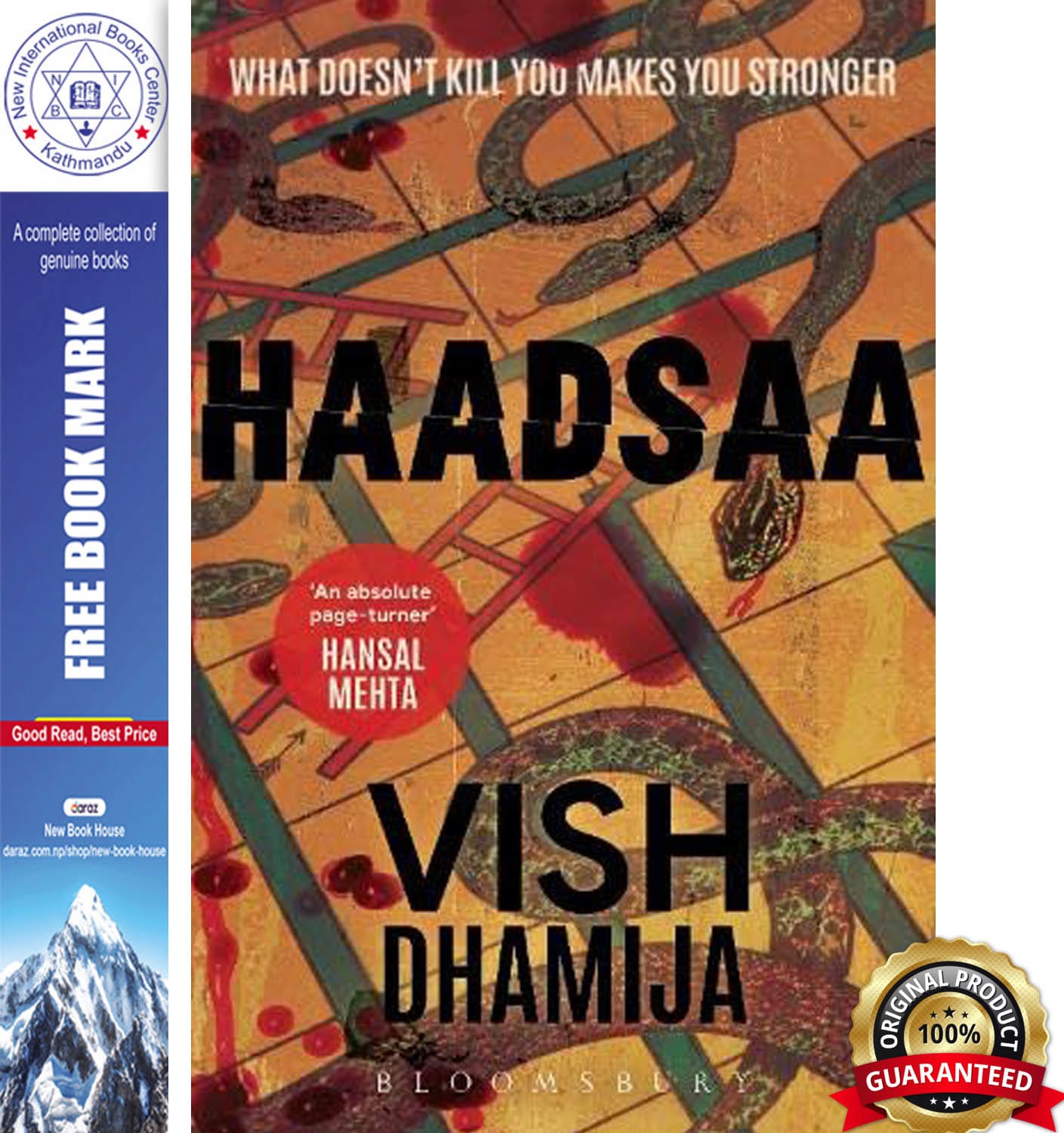 Haadsaa by Vish Dhamija, book cover