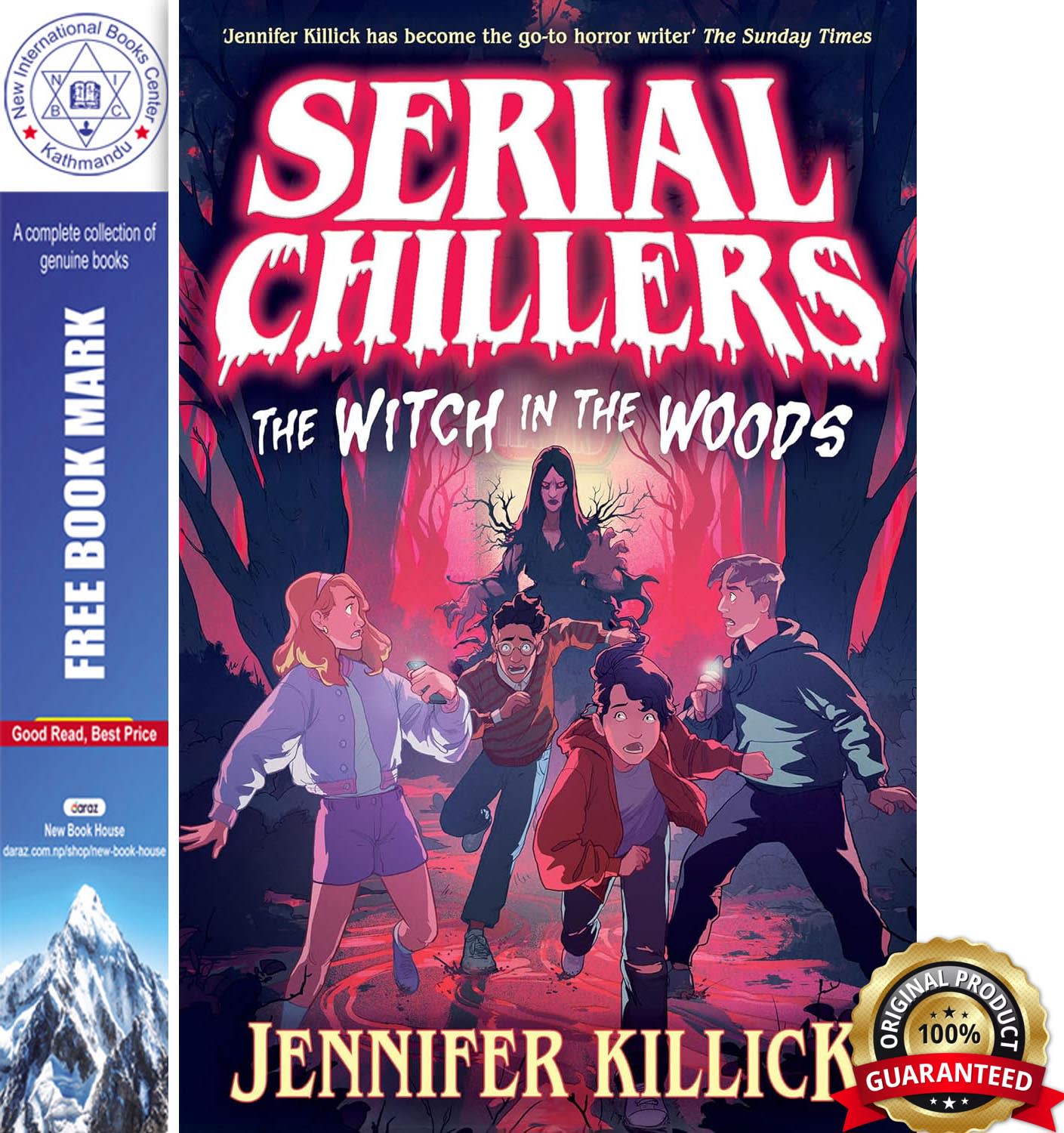 Serial Chillers: The Witch in the Woods by Jennifer Killick, book cover