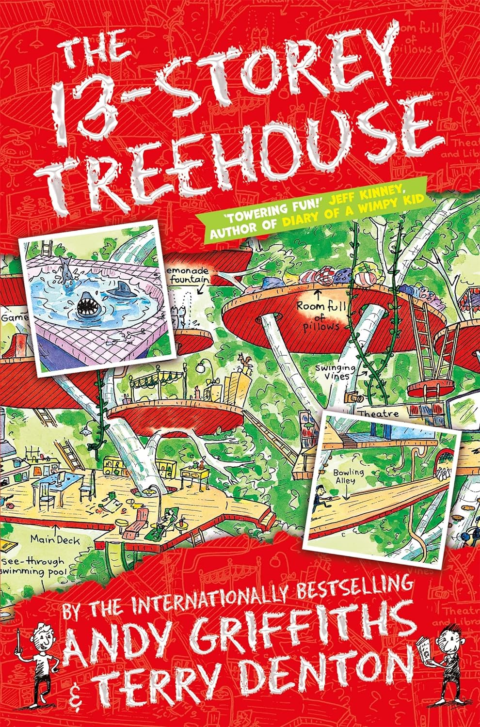 The 13-Storey Treehouse by Andy Griffiths, book cover