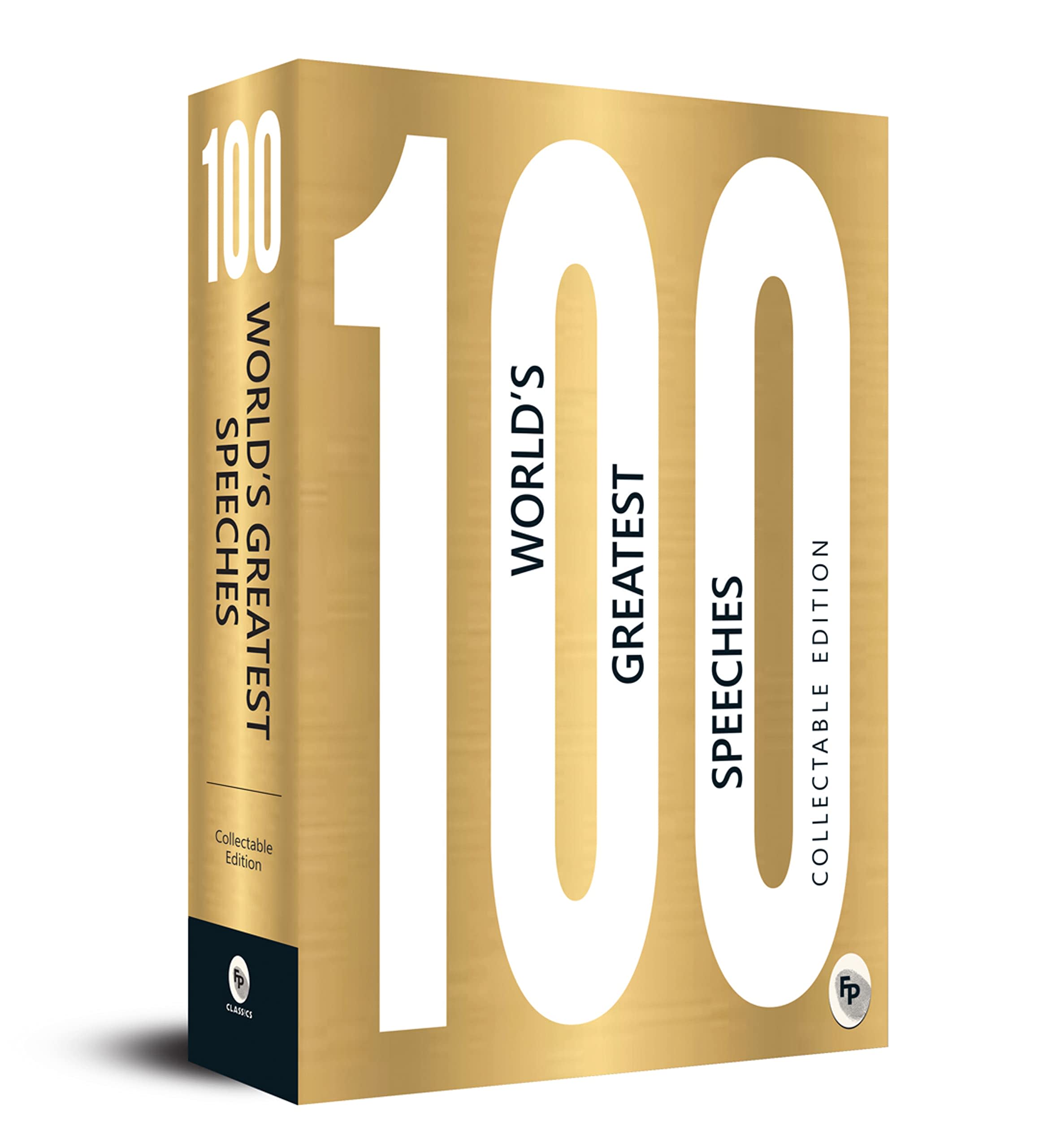 100 World's Greatest Speeches by Fingerprint, book cover