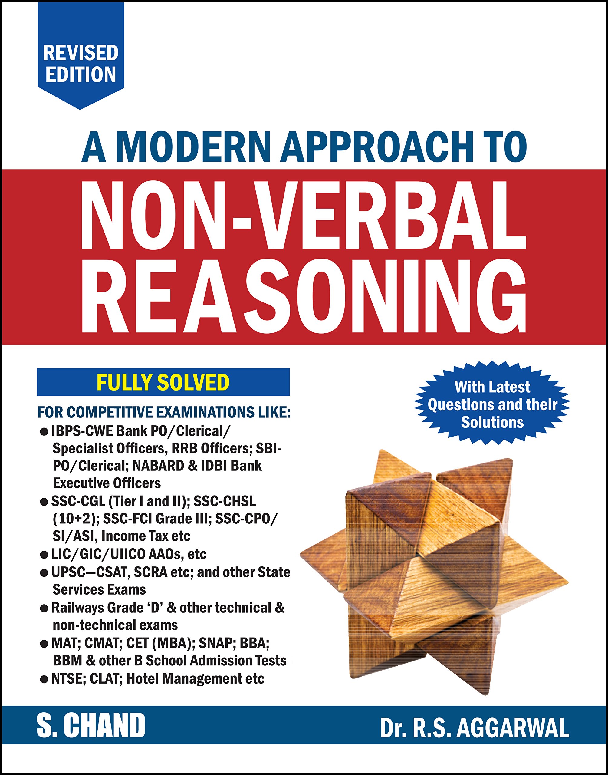 A Modern Approach To Non-Verbal Reasoning by Dr. R. S Aggarwal, book cover