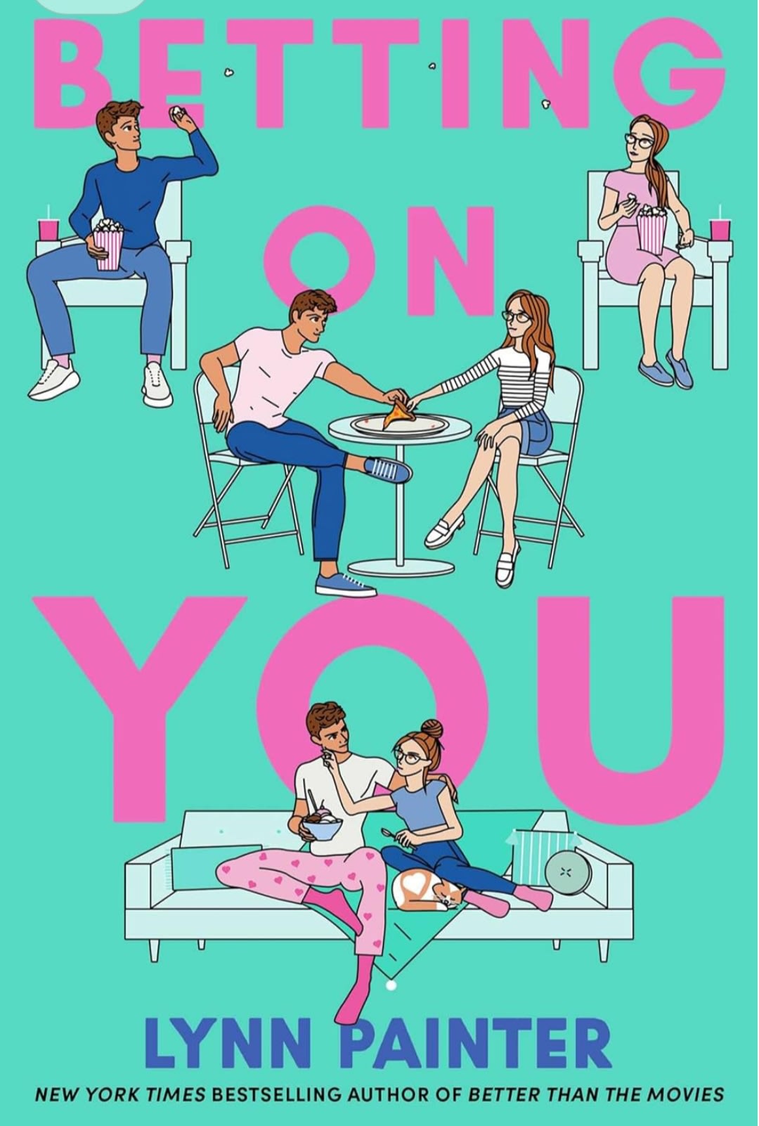 Betting on you by Lynn Painter, book cover