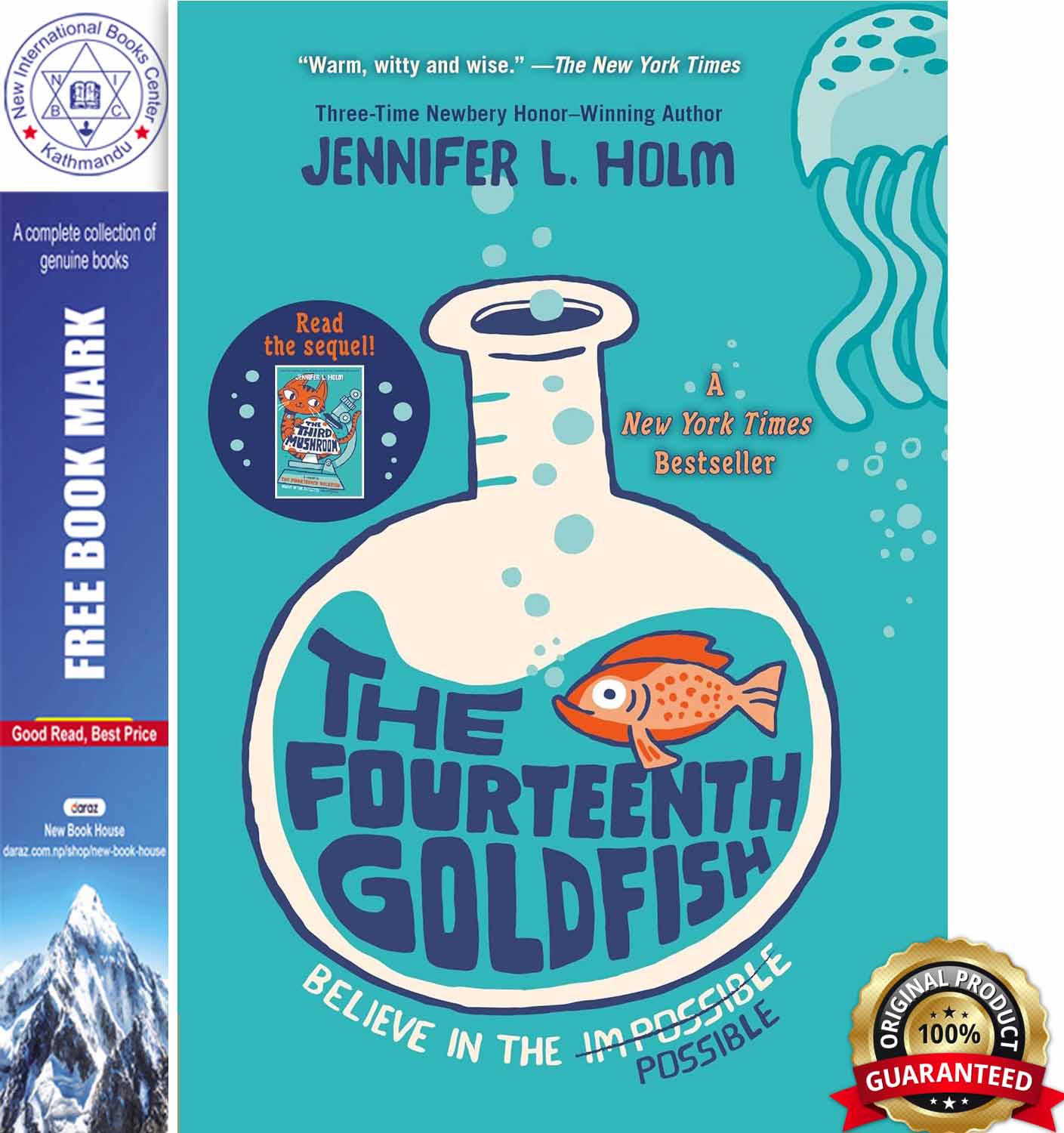 The Fourteenth Goldfish by Jennifer L. Holm, book cover