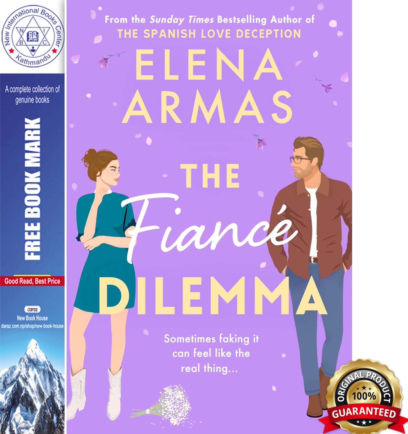 The Fiance Dilemma by Elena Armas, book cover