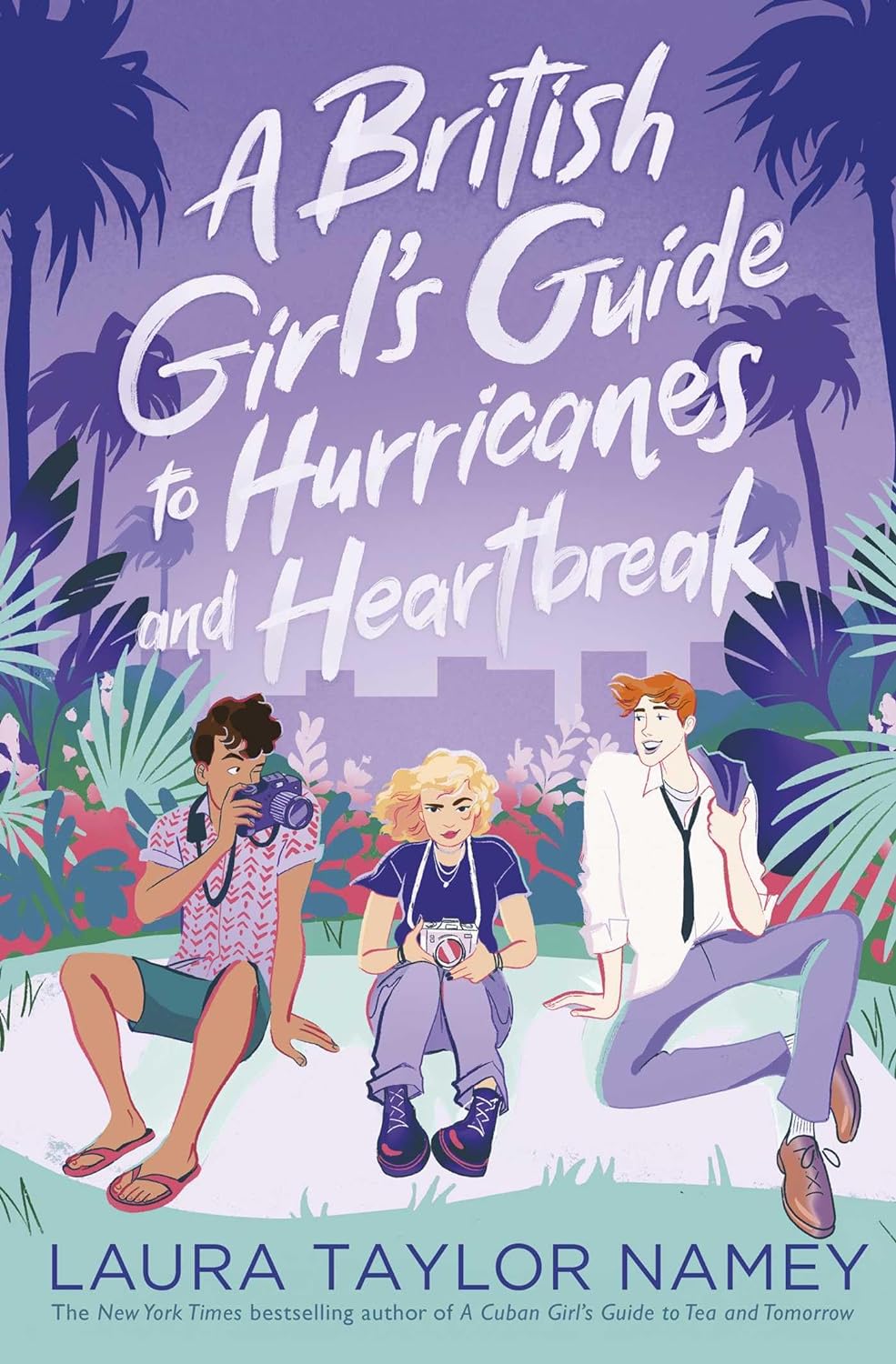 A British Girl's Guide To Hurricanes and Heartbreak by Laura Taylor Namey, book cover