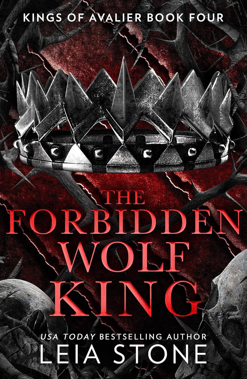 The Forbidden Wolf King by Leia Stone, book cover