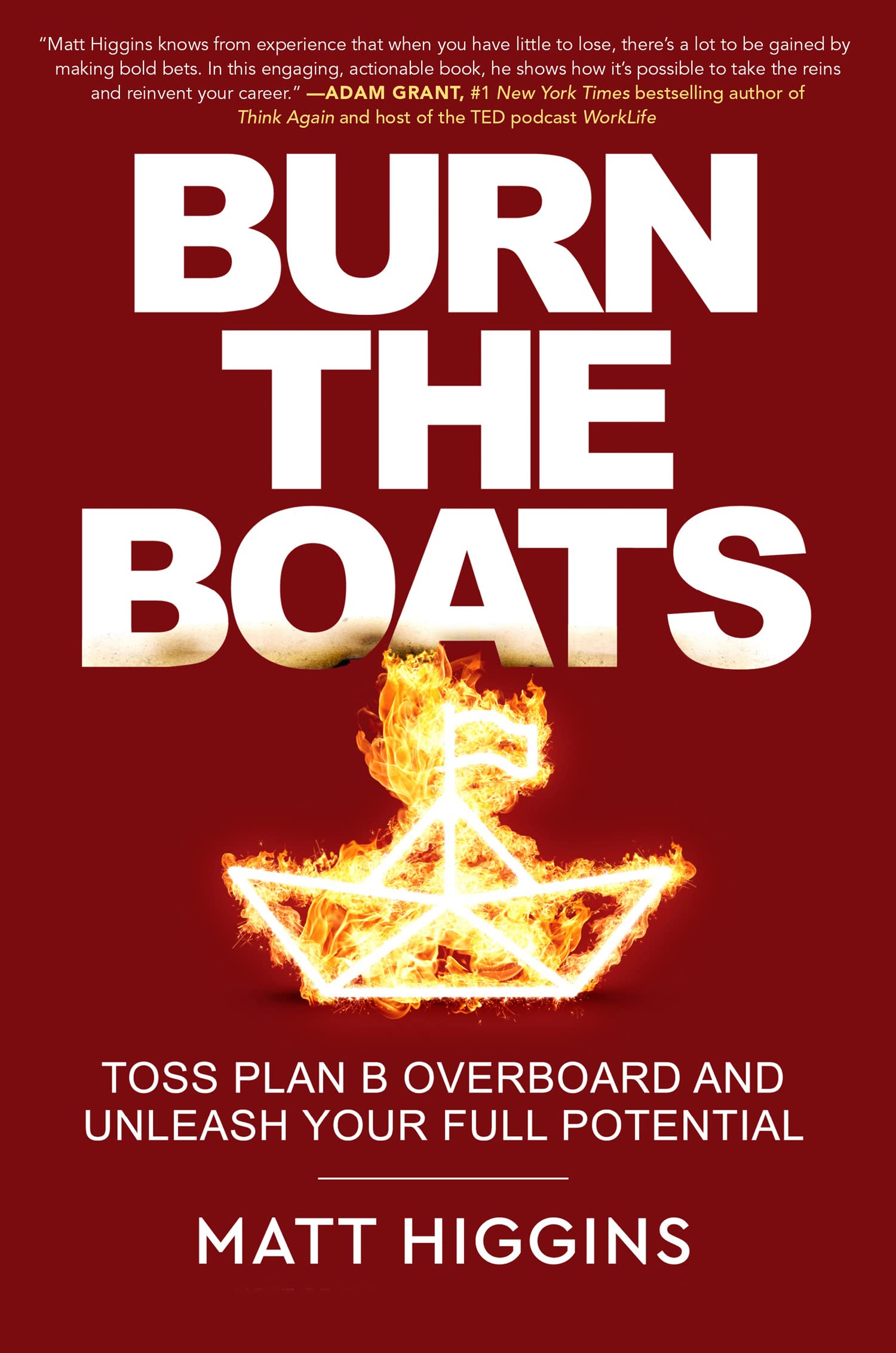 Burn The Boats by Matthew David Higgins, book cover