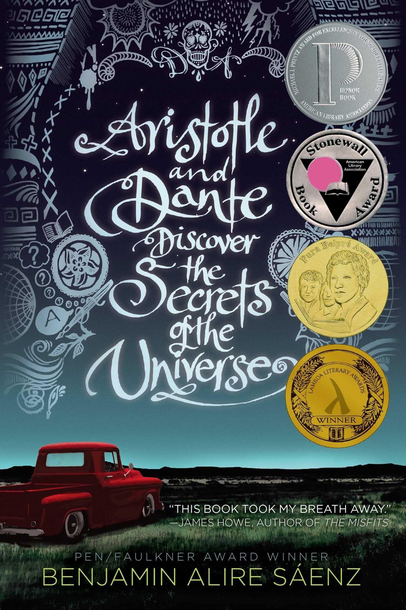 Aristotle and Dante Discover the Secrets of the Universe by Benjamin Alire Sáenz, book cover