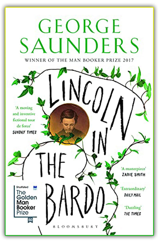 Lincoln in the Bardo by George Saunders, book cover
