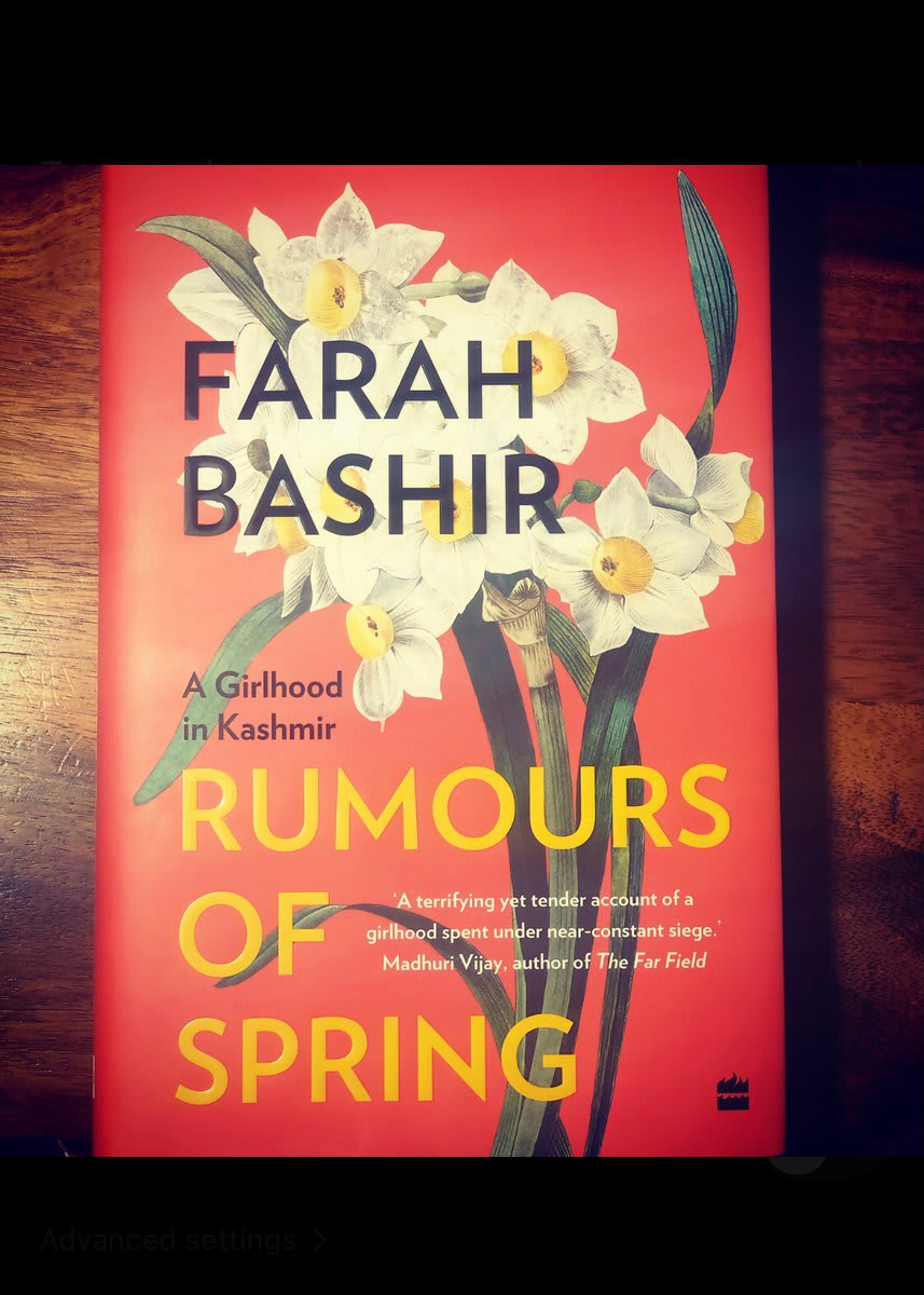 Rumours Of Spring by Farah Bashir, book cover