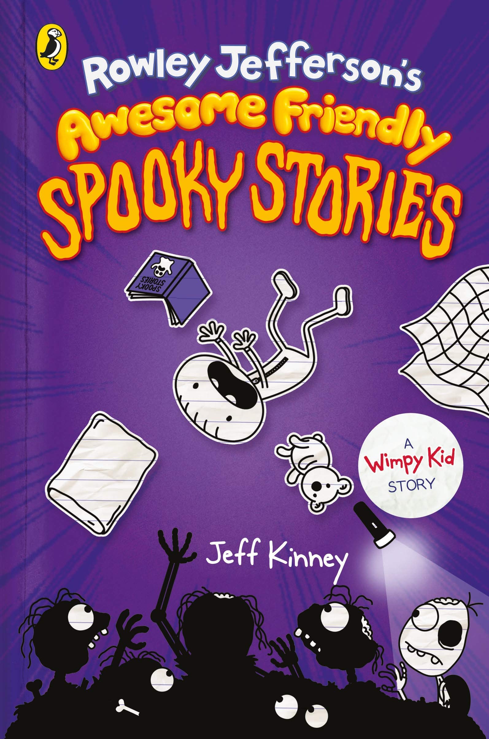 Rowley Jefferson's Awesome Friendly Spooky Stories by Jeff Kinney, book cover
