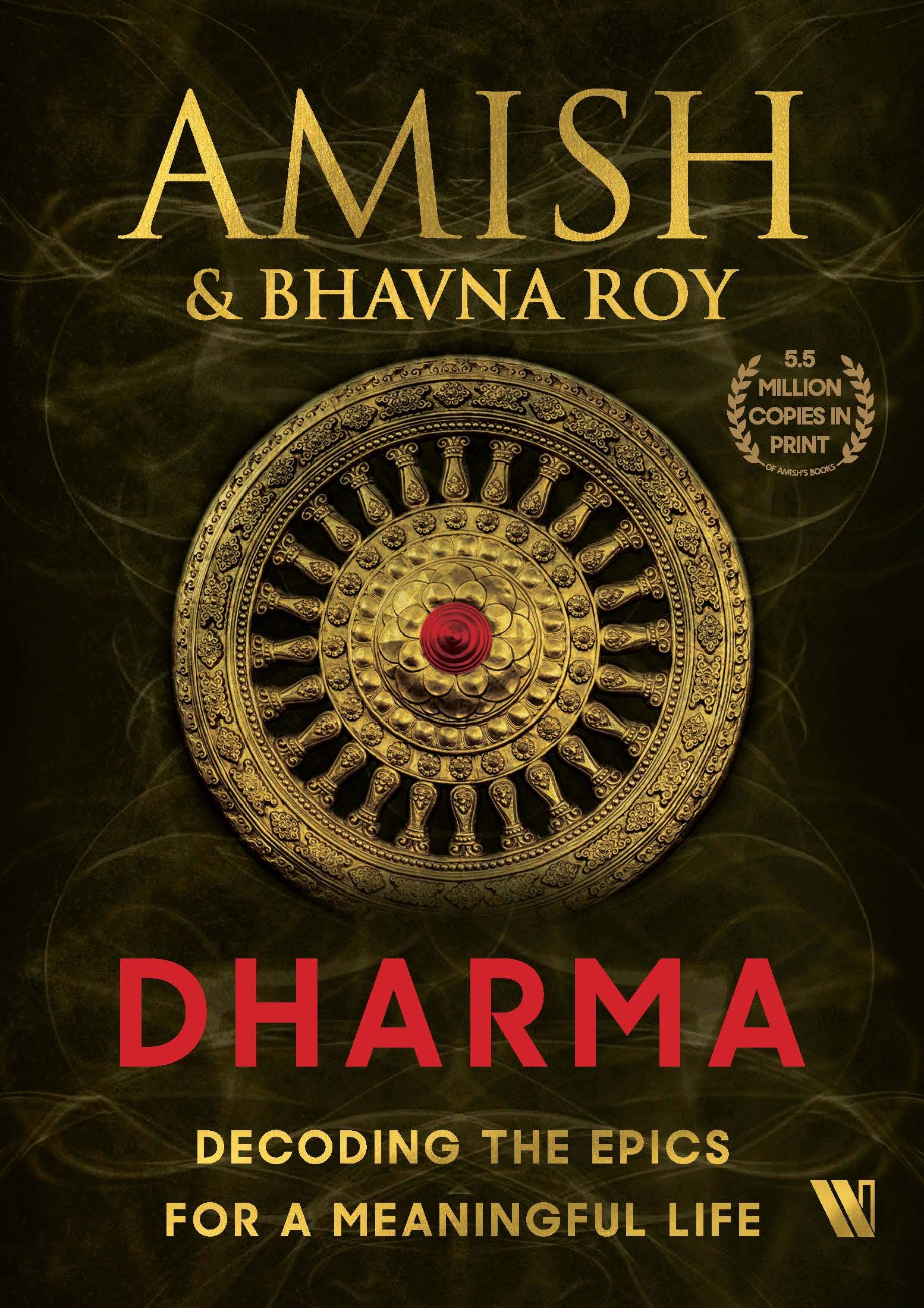 Dharma: Decoding the Epics for a Meaningful Life by Amish & Bhavna Roy, book cover