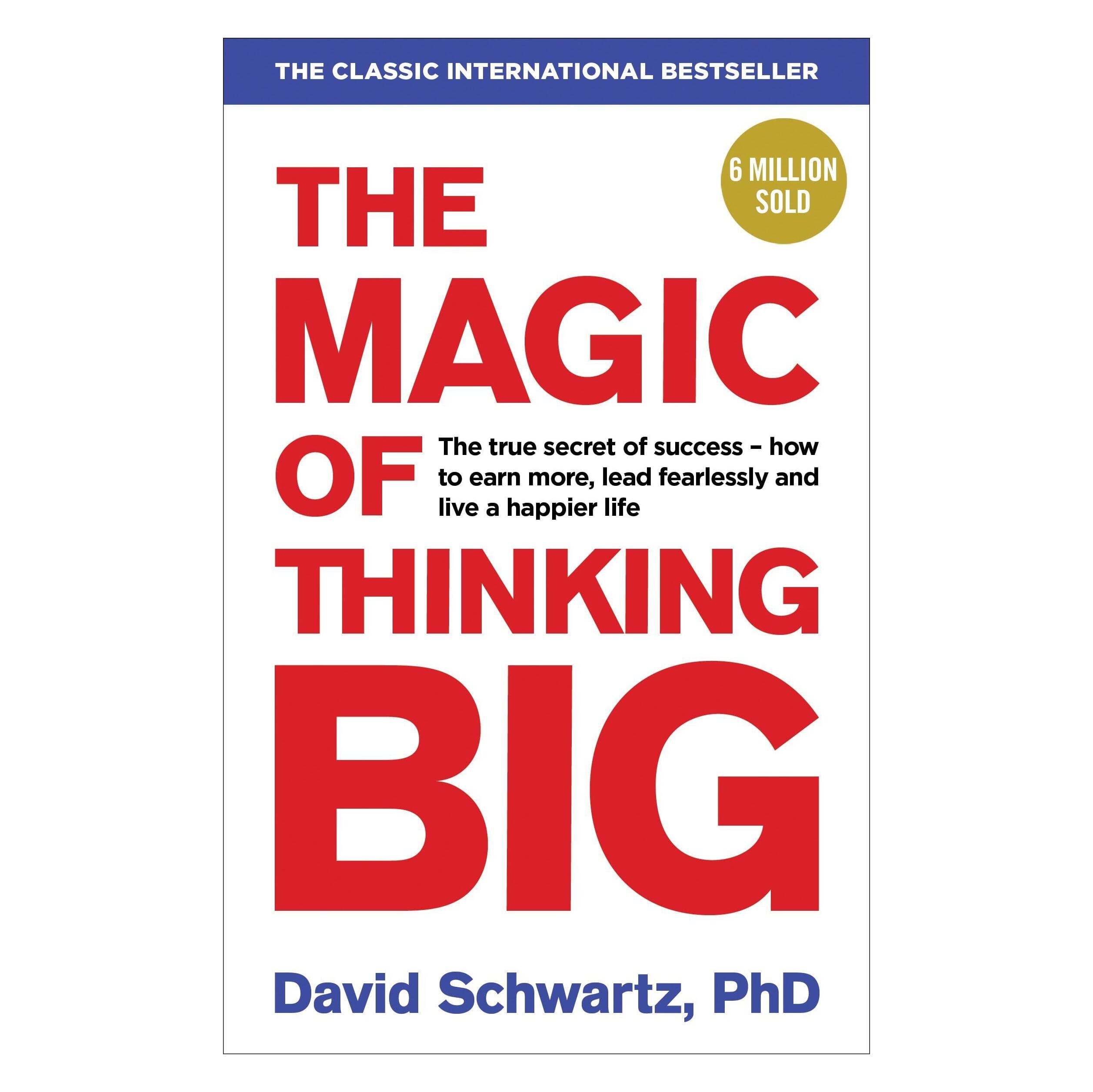 The Magicof Thinking Big by David Schwartz Phd, book cover
