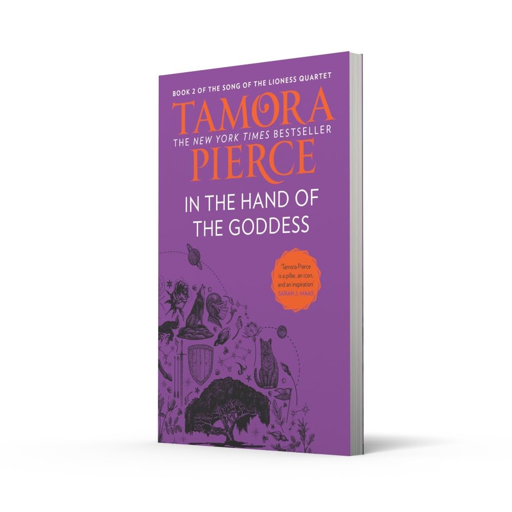 In The Hand of the Goddess by Tamora Pierce, book cover