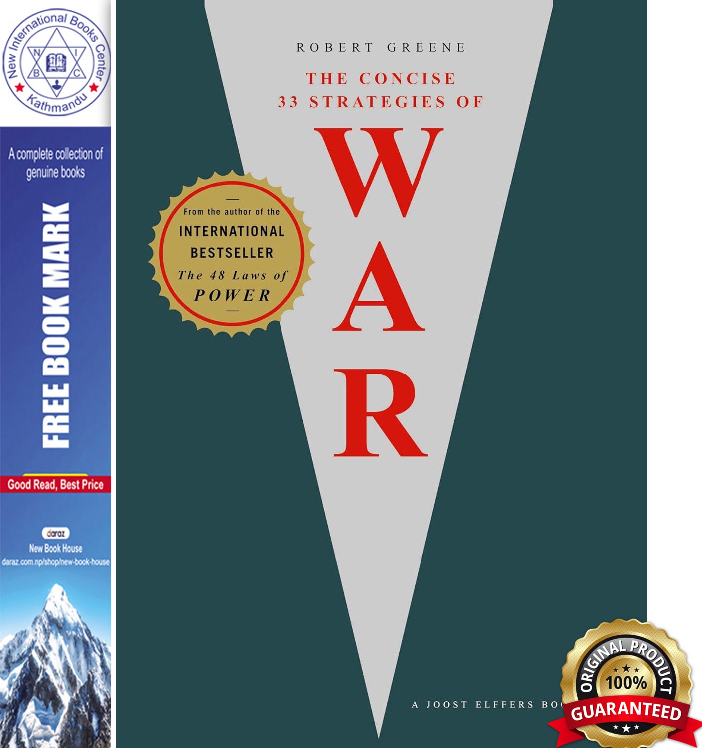 The Concise 33 Strategies Of War by Robert Greene (pisatelj.), book cover