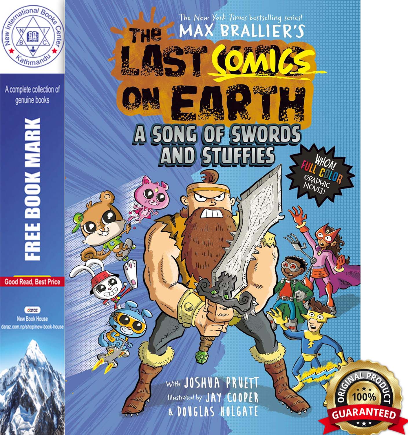 The Last Comics on Earth : The Song of Swords and Stuffies by Max Brallier, book cover
