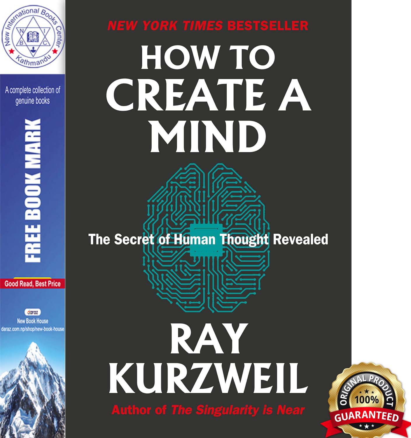How to Create a Mind: The Secret of Human Thought Revealed by Ray Kurzweil, book cover