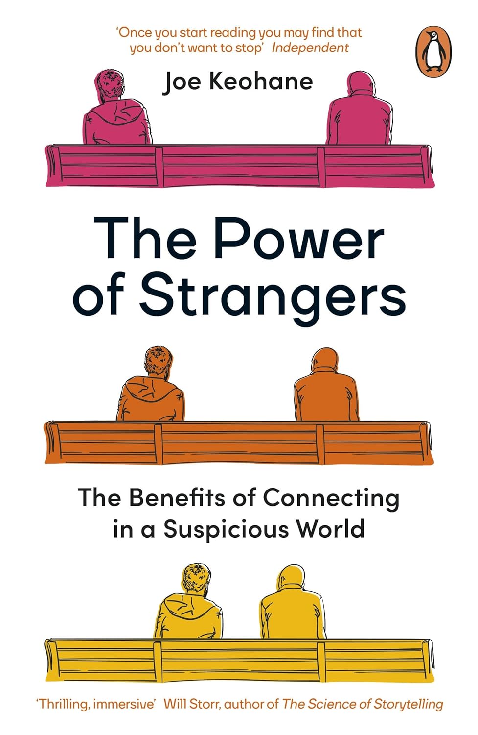 The Power of Strangers: The Benefits of Connecting in a Suspicious World by Joe Keohane, book cover