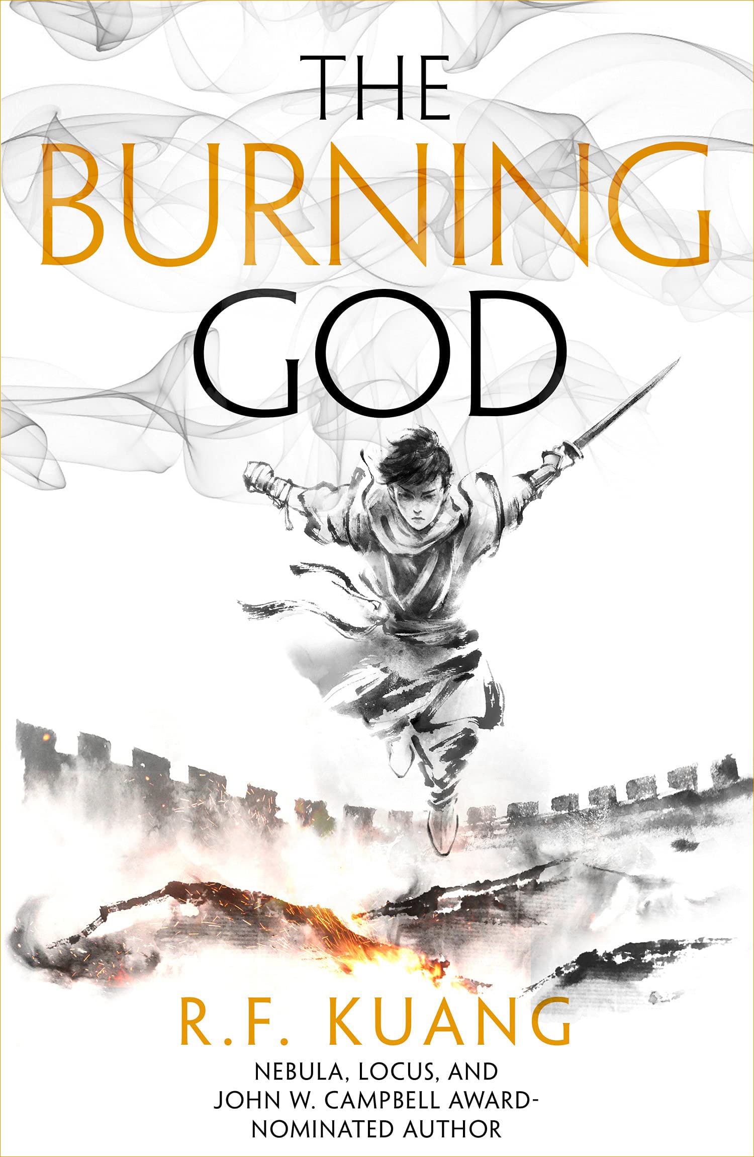 The Burning God by R. F. Kuang, book cover
