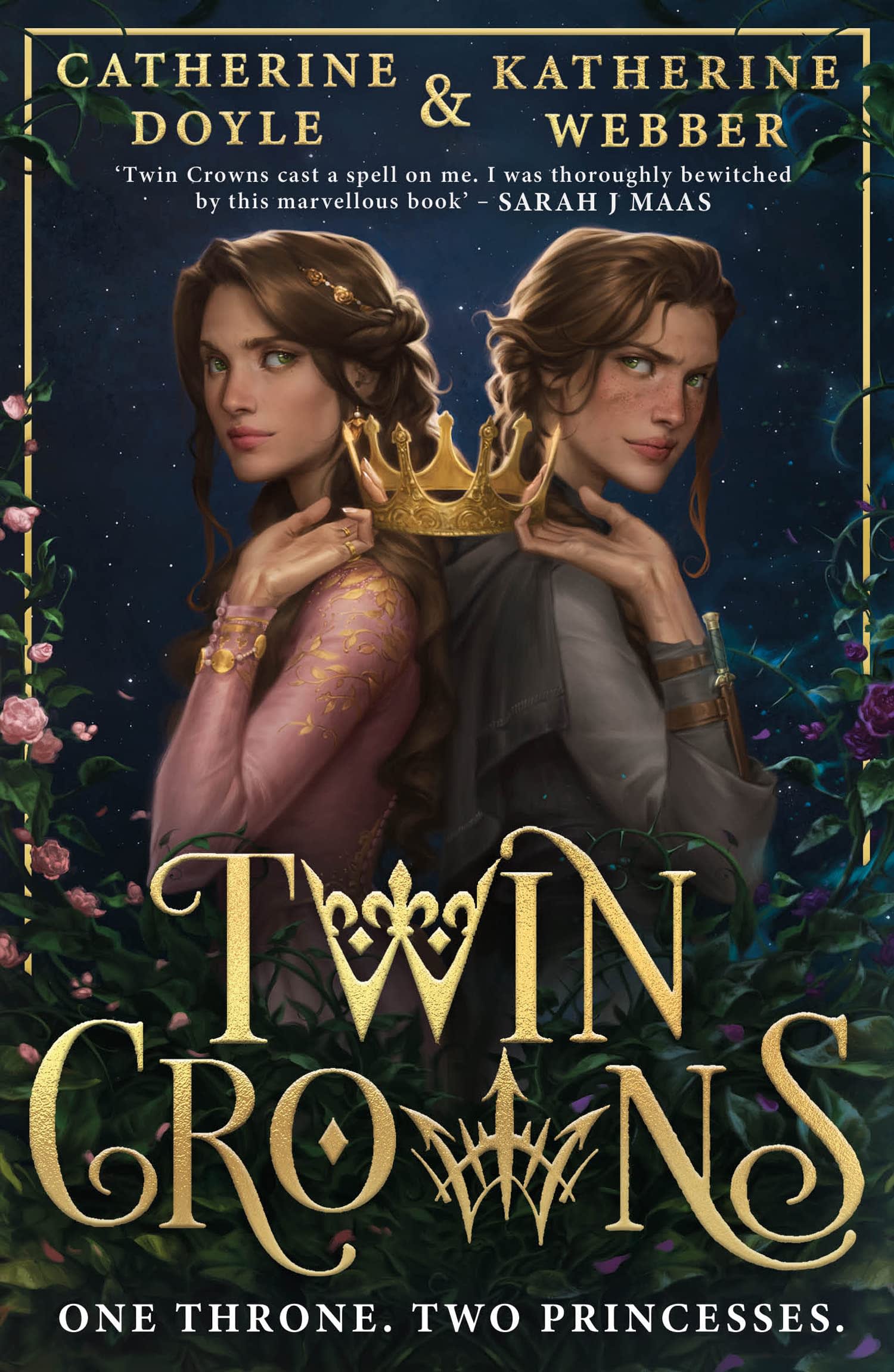 Twin Crowns by Katherine Webber, book cover