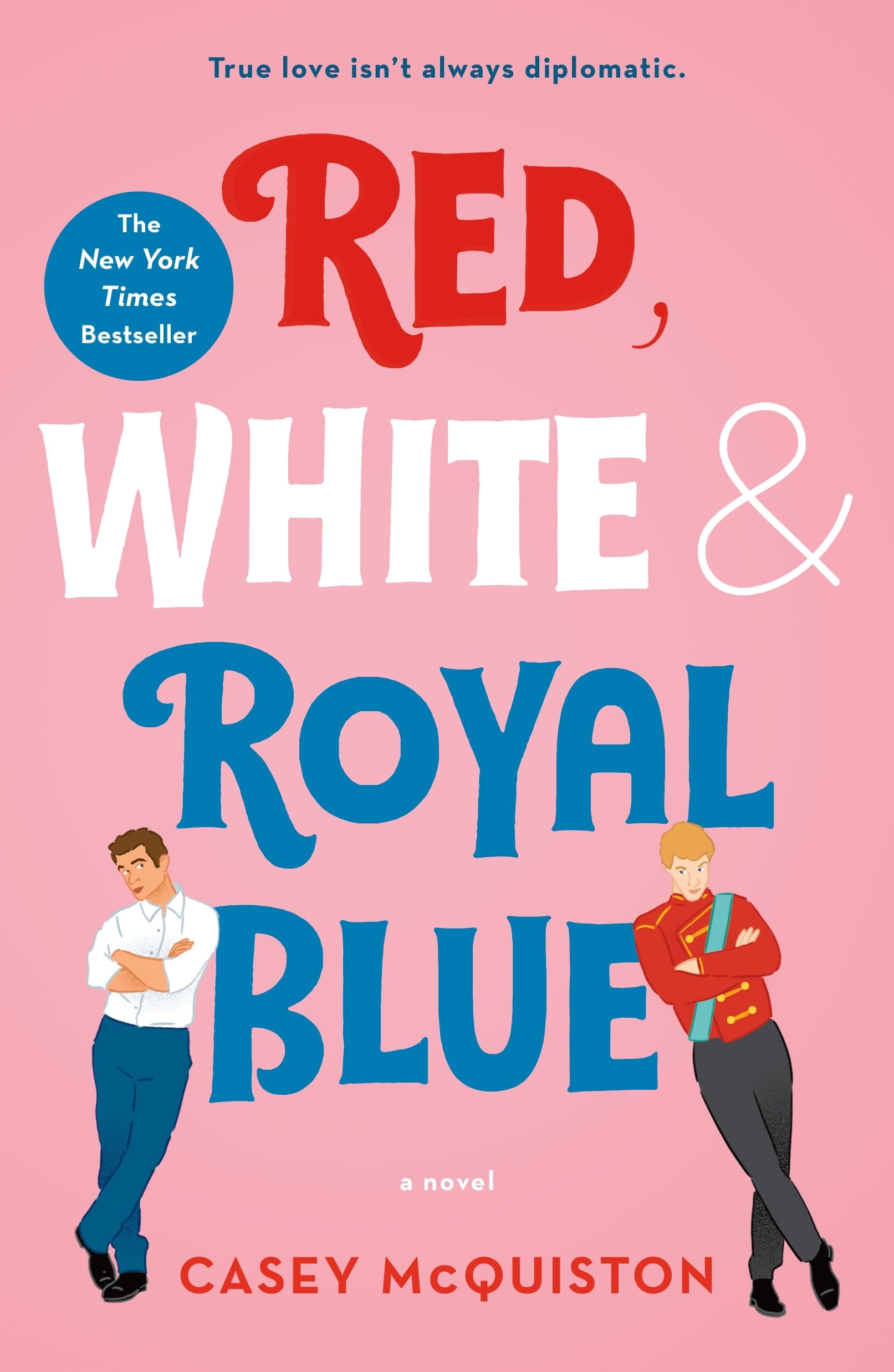 Red, White & Royal Blue by Casey McQuiston, book cover