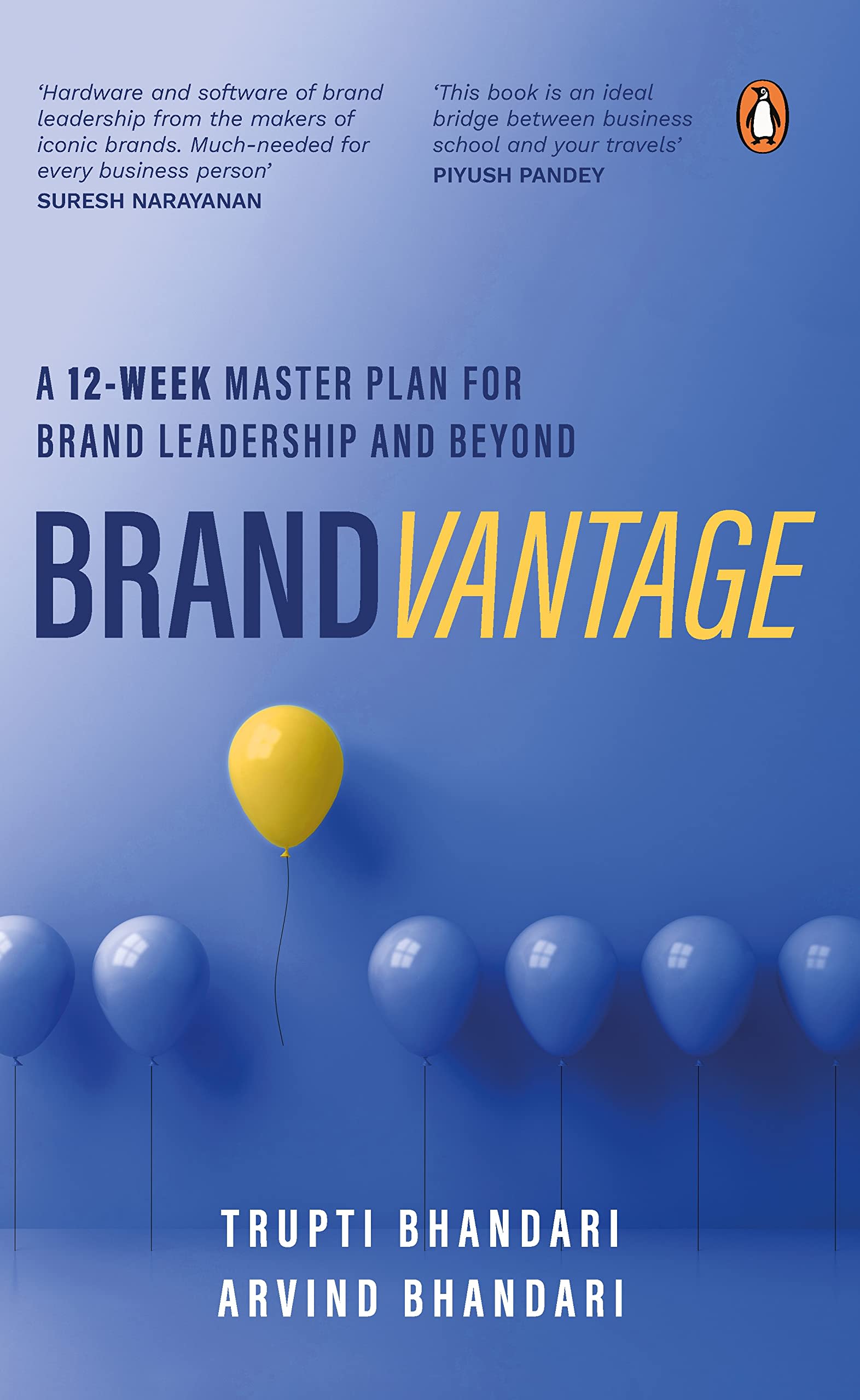 Brandvantage: A 12-Week Master Plan for Brand Leadership and Beyond by TRUPTI. BHANDARI, book cover