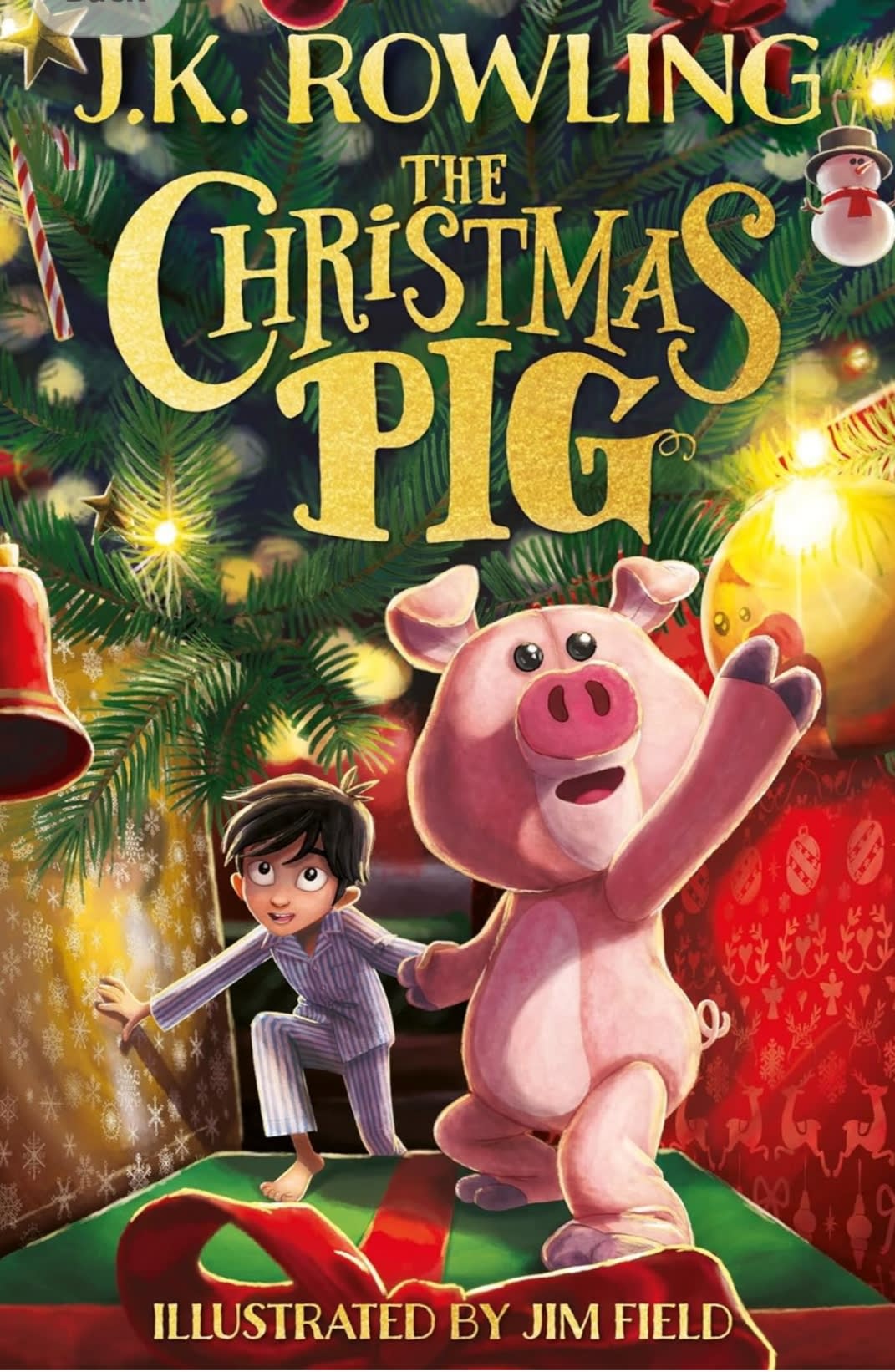 The Christmas Pig by J.K. Rowling, book cover