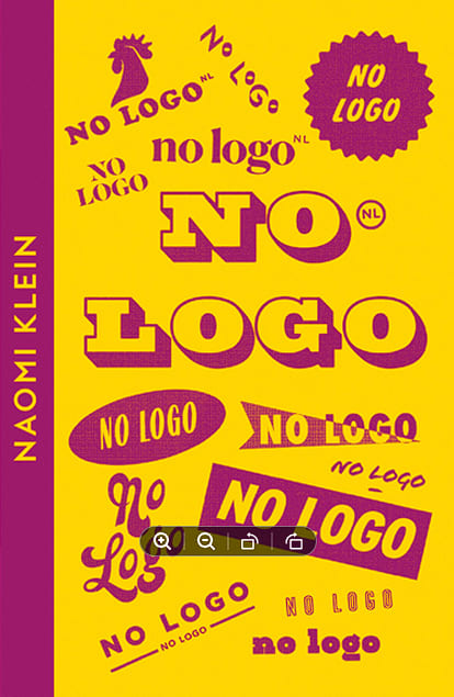 No Logo by Naomi Klein, book cover