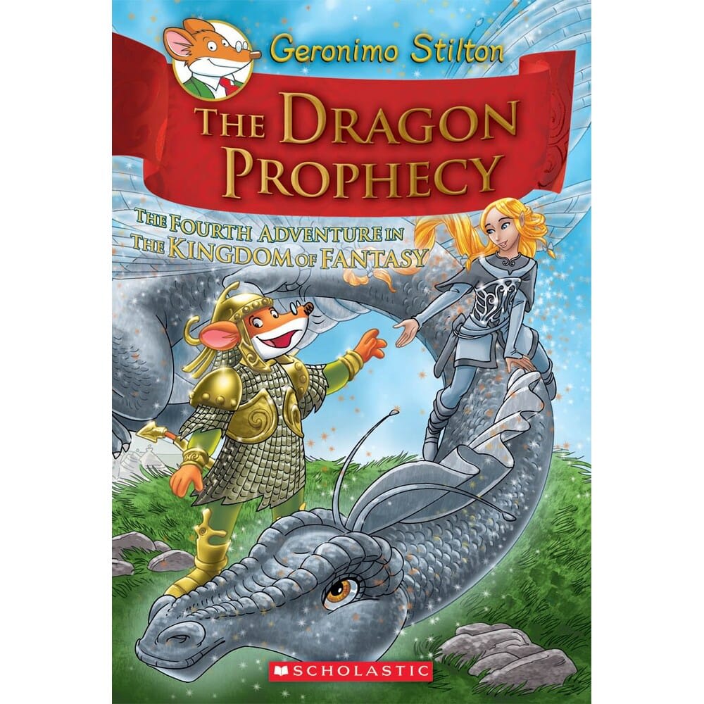 The Dragon Prophecy by Geronimo Stilton, book cover