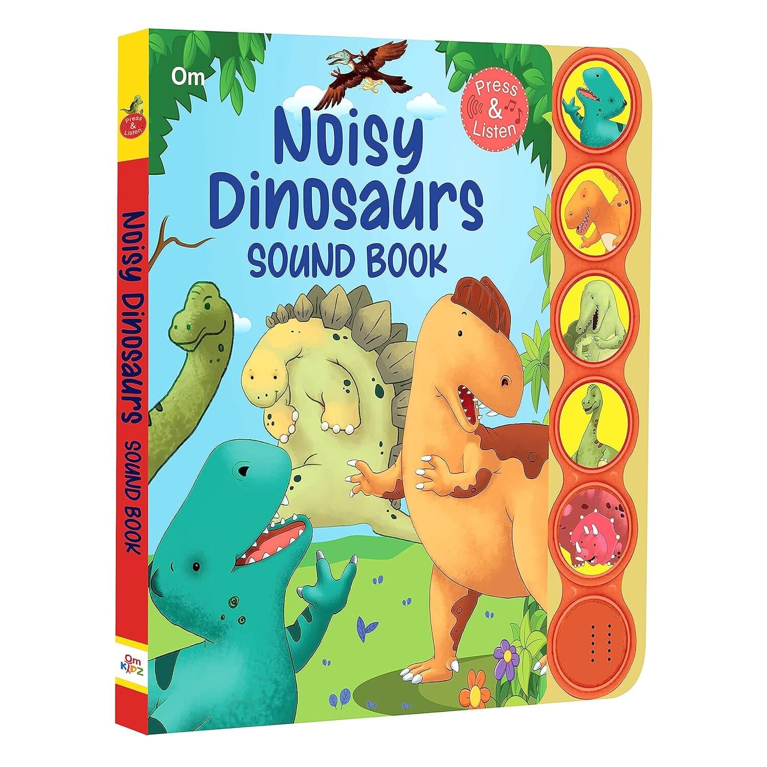 Noisy Dinosaurs  -  Sound Book by Om Books Editorial Team, book cover