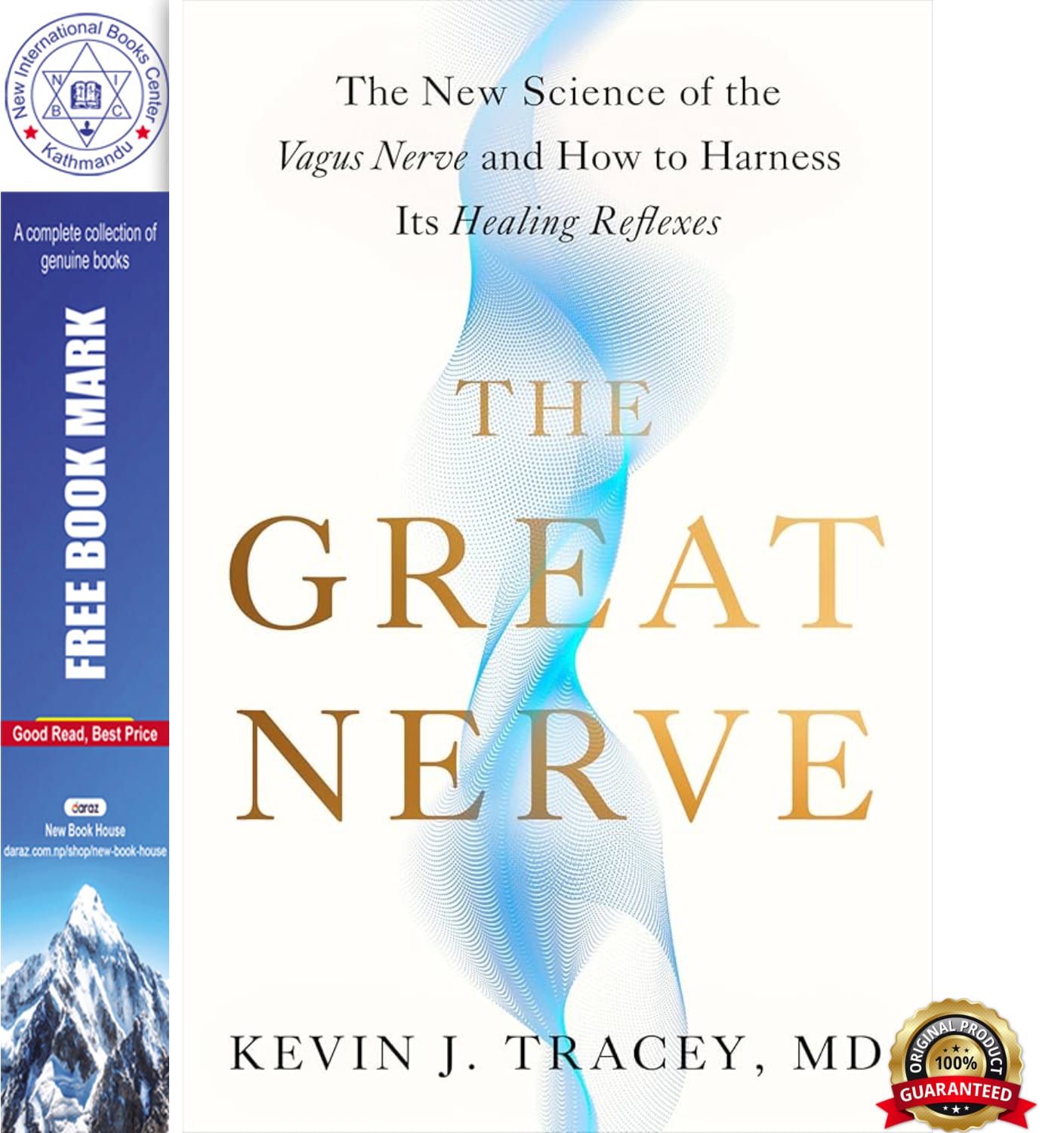 The Great Nerve: The new science of the vagus nerve by Kevin Tracey, book cover