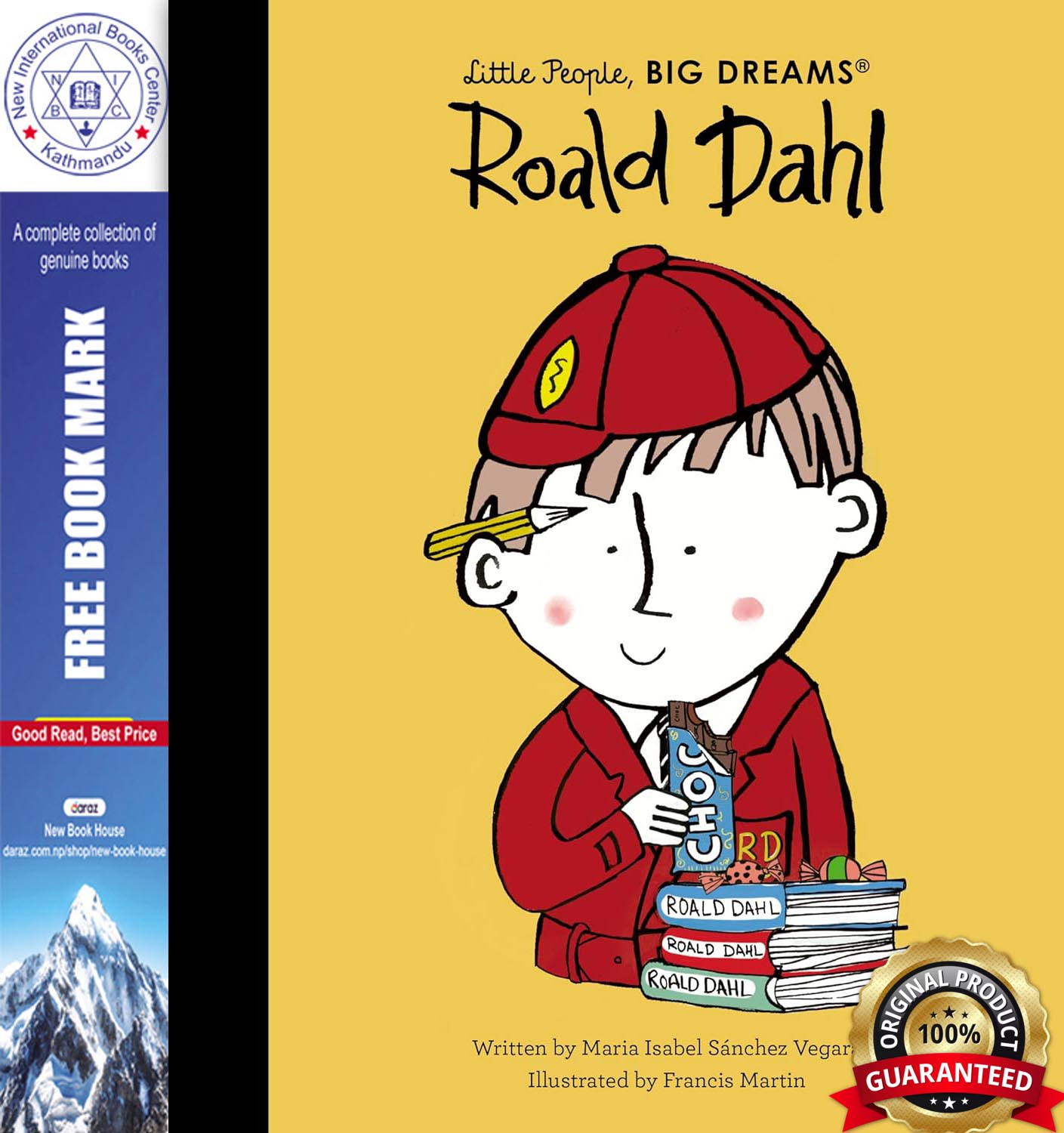 Roald Dahl by Maria Isabel Sanchez Vegara, book cover