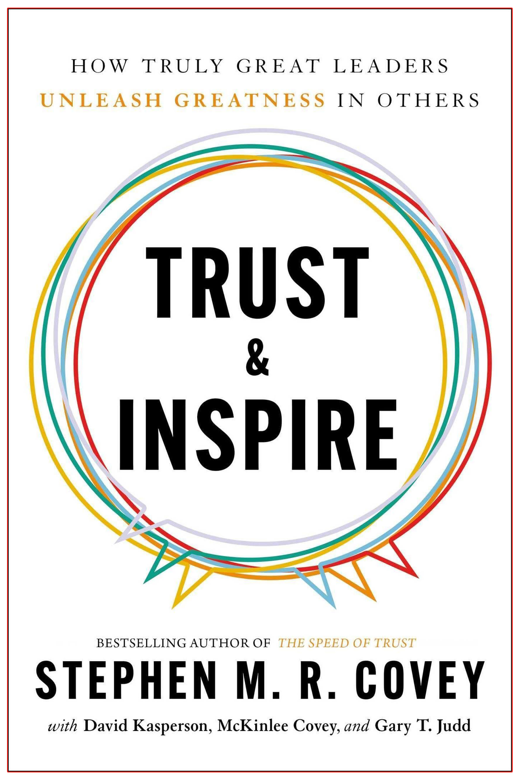 Trust & Inspire by Stephen M. R. Covey, book cover