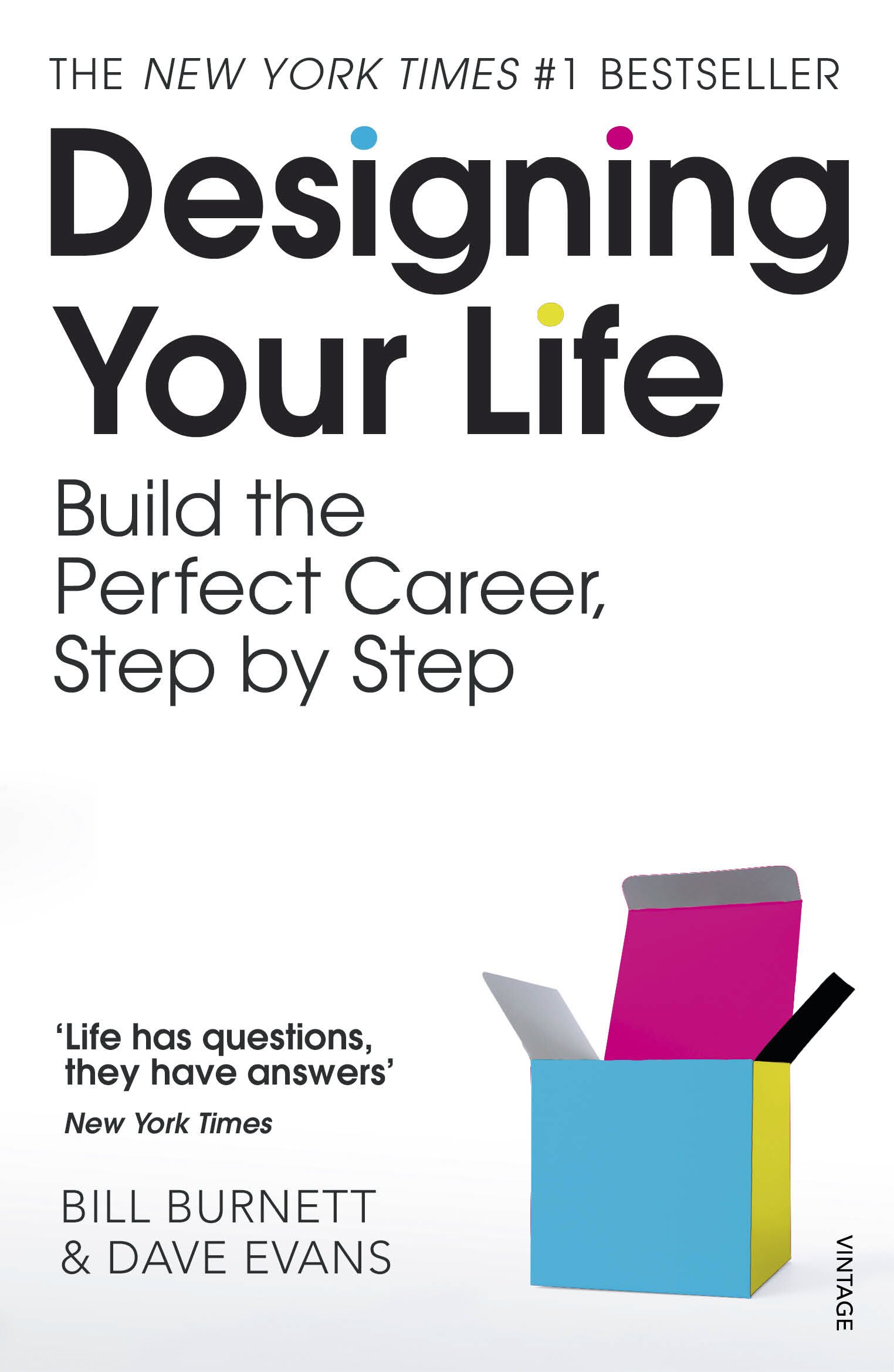 Designing Your Life: Build the Perfect Career, Step by Bill Burnett & Dave Evans, book cover