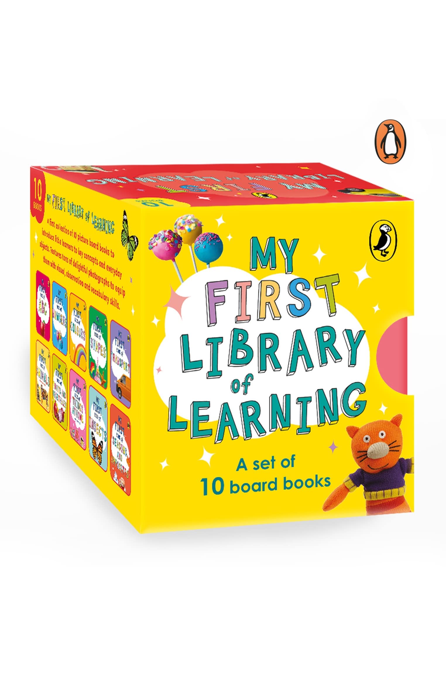My First Library of Learning : Set of 10 Borad Books by Penguin India, book cover